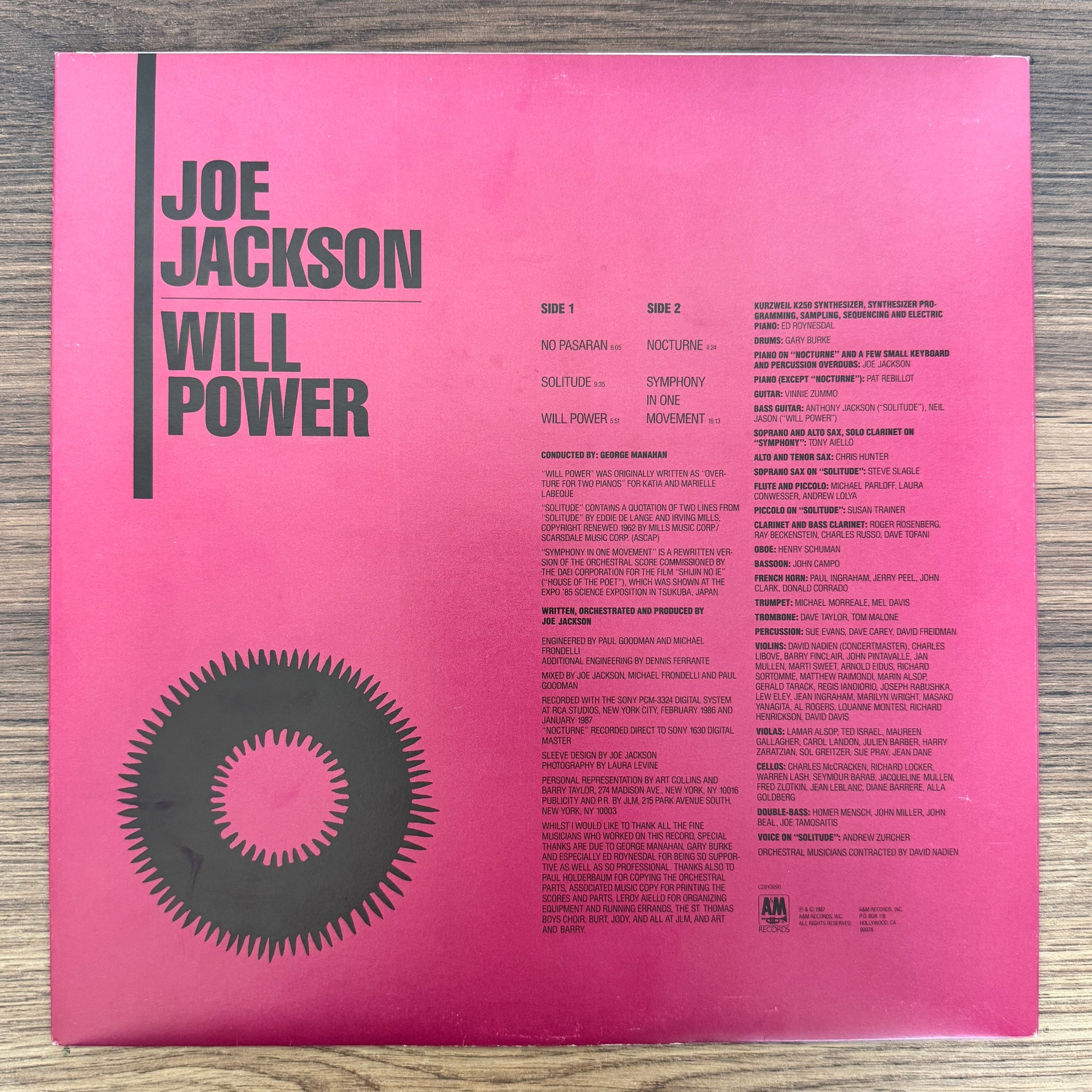 Joe Jackson – Will Power Japan Vinyl