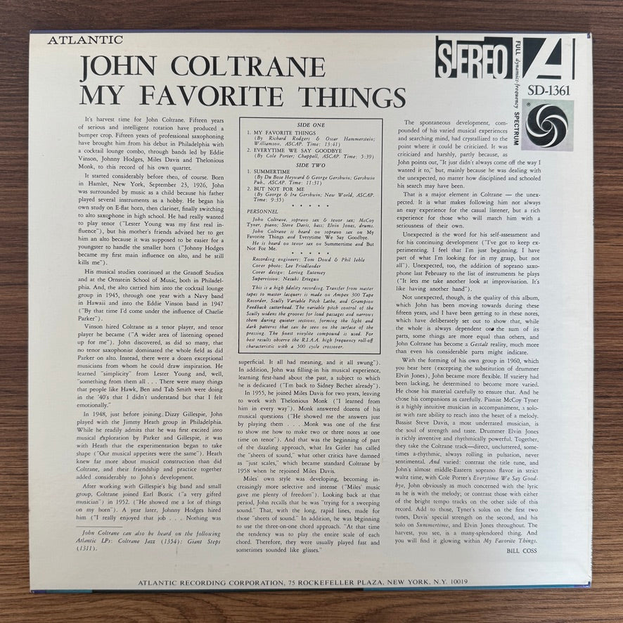 John Coltrane – My Favorite Things