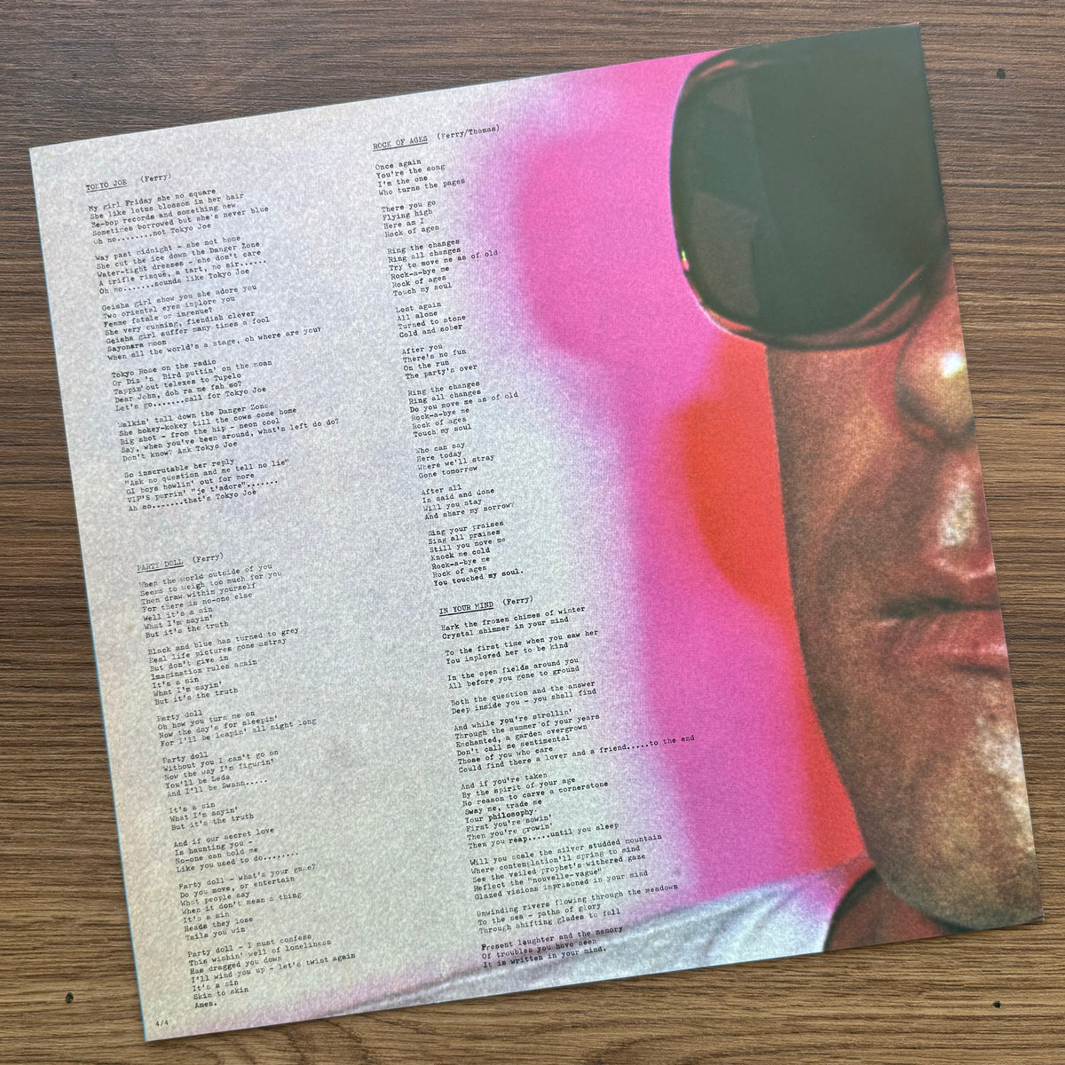 Bryan Ferry – In Your Mind 33'lük LP PLAK Japan Vinyl