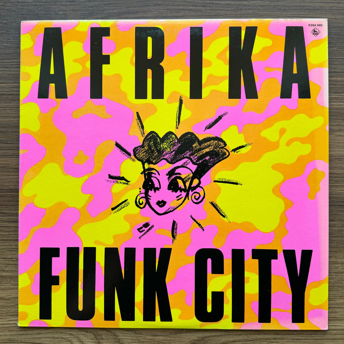 Afrika – Funk City 33'lük LP PLAK Japan Vinyl