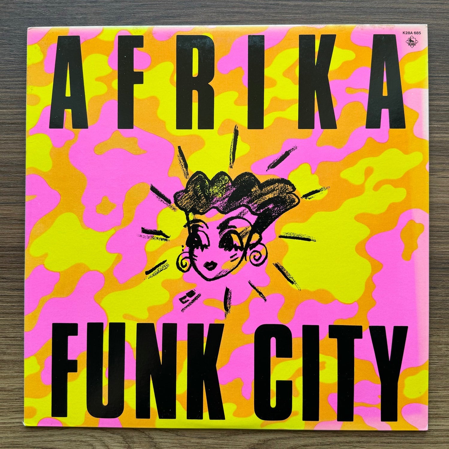 Afrika – Funk City 33'lük LP PLAK Japan Vinyl