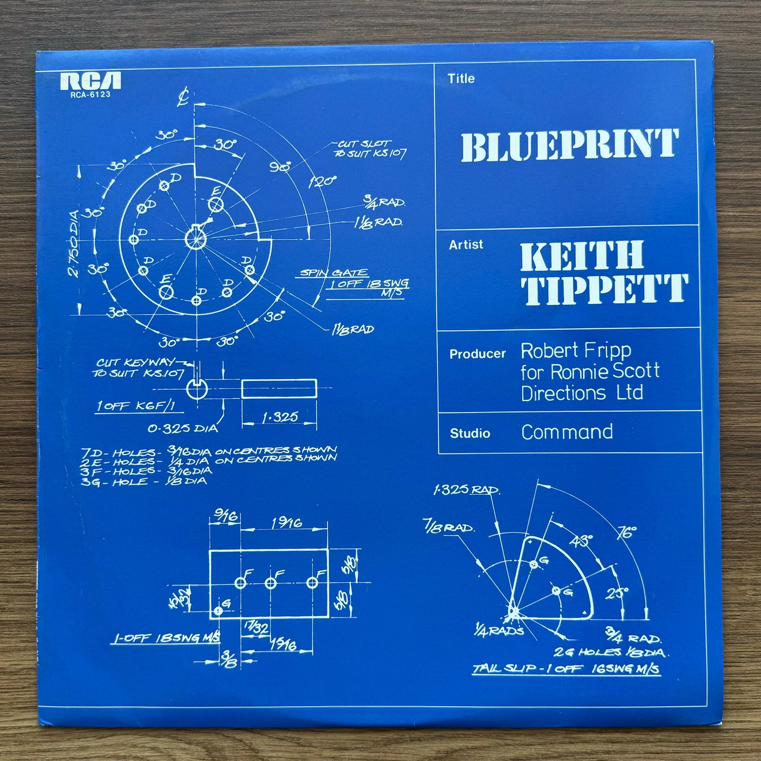 Keith Tippett – Blueprint 33'lük LP PLAK Japan Vinyl