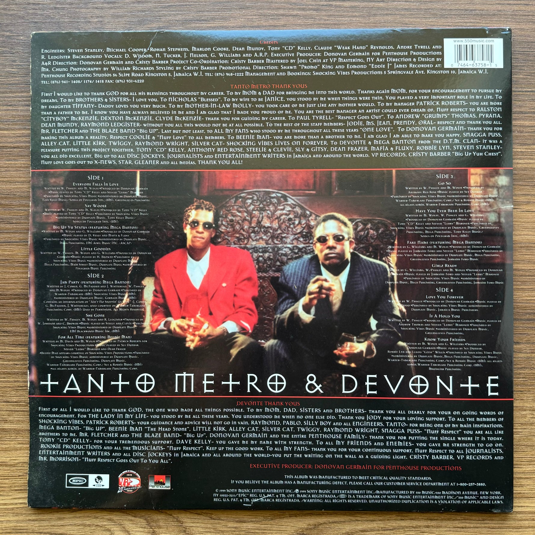 Tanto Metro & Devonte – Everyone Falls In Love 33'lük LP PLAK Japan Vinyl