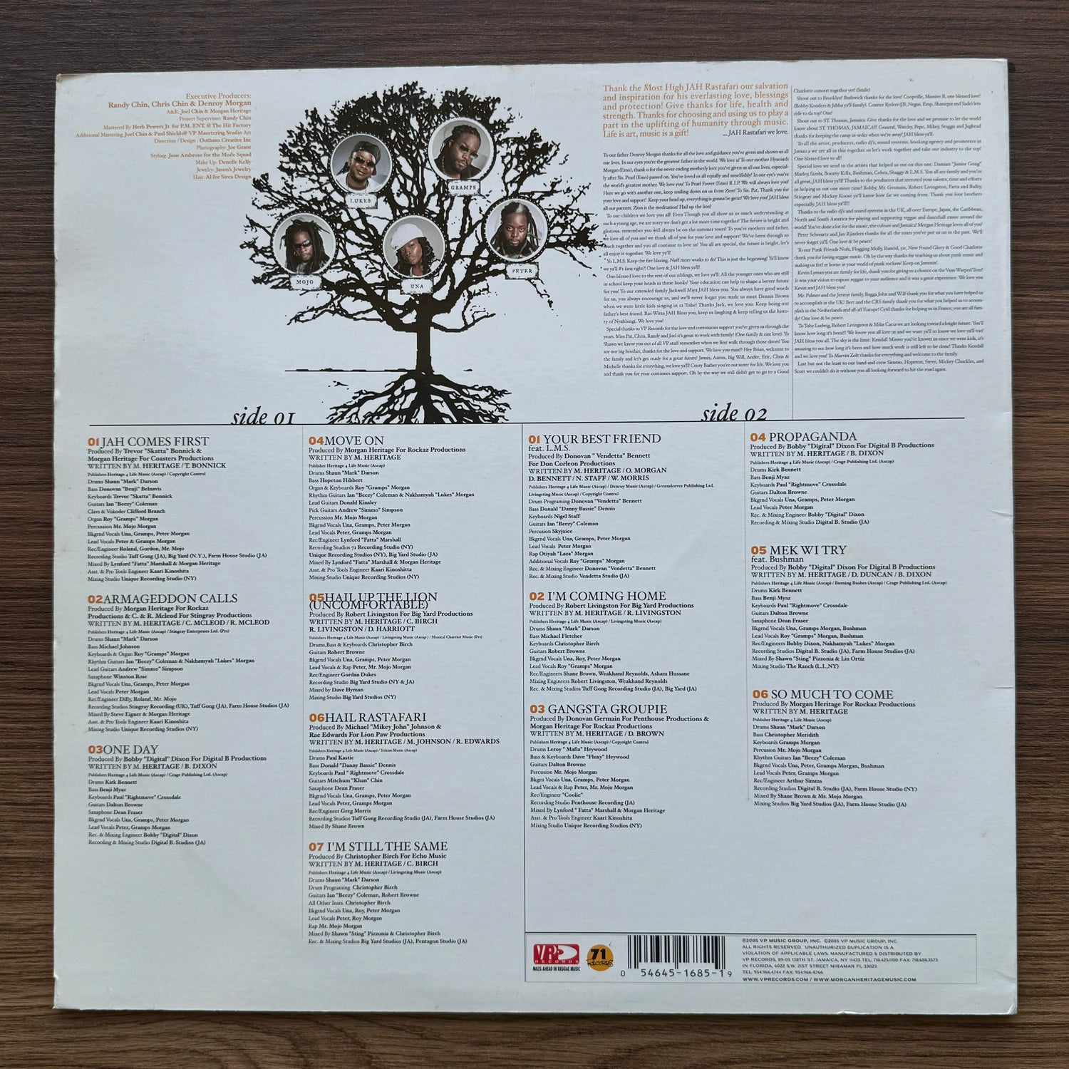 Morgan Heritage – Full Circle 33'lük LP PLAK Japan Vinyl