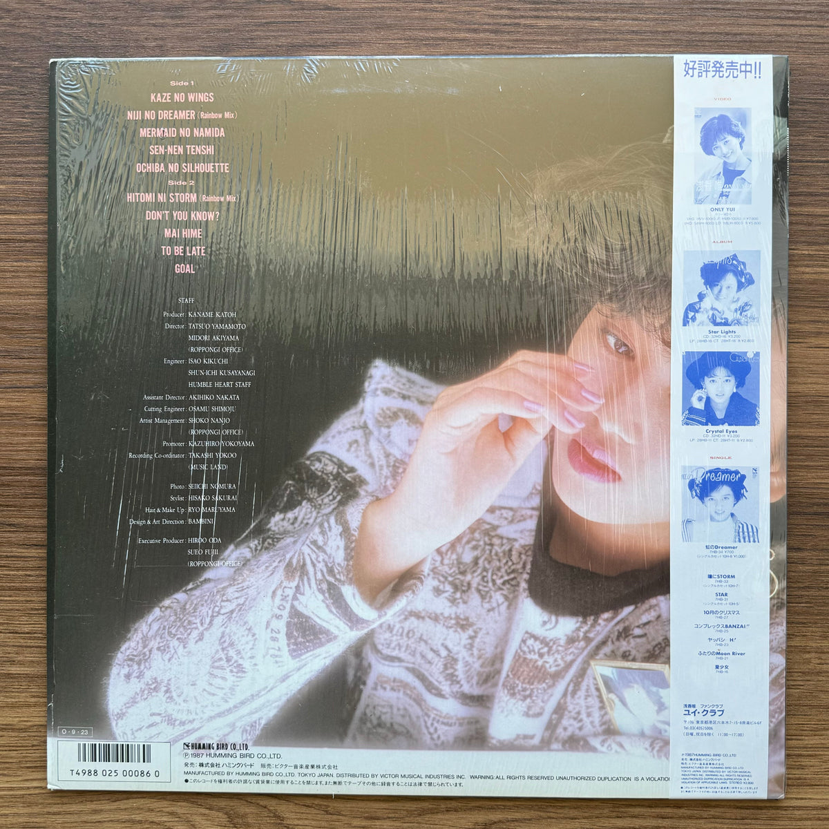 Yui Asaka - Rainbow 33'lük LP PLAK Japan Vinyl