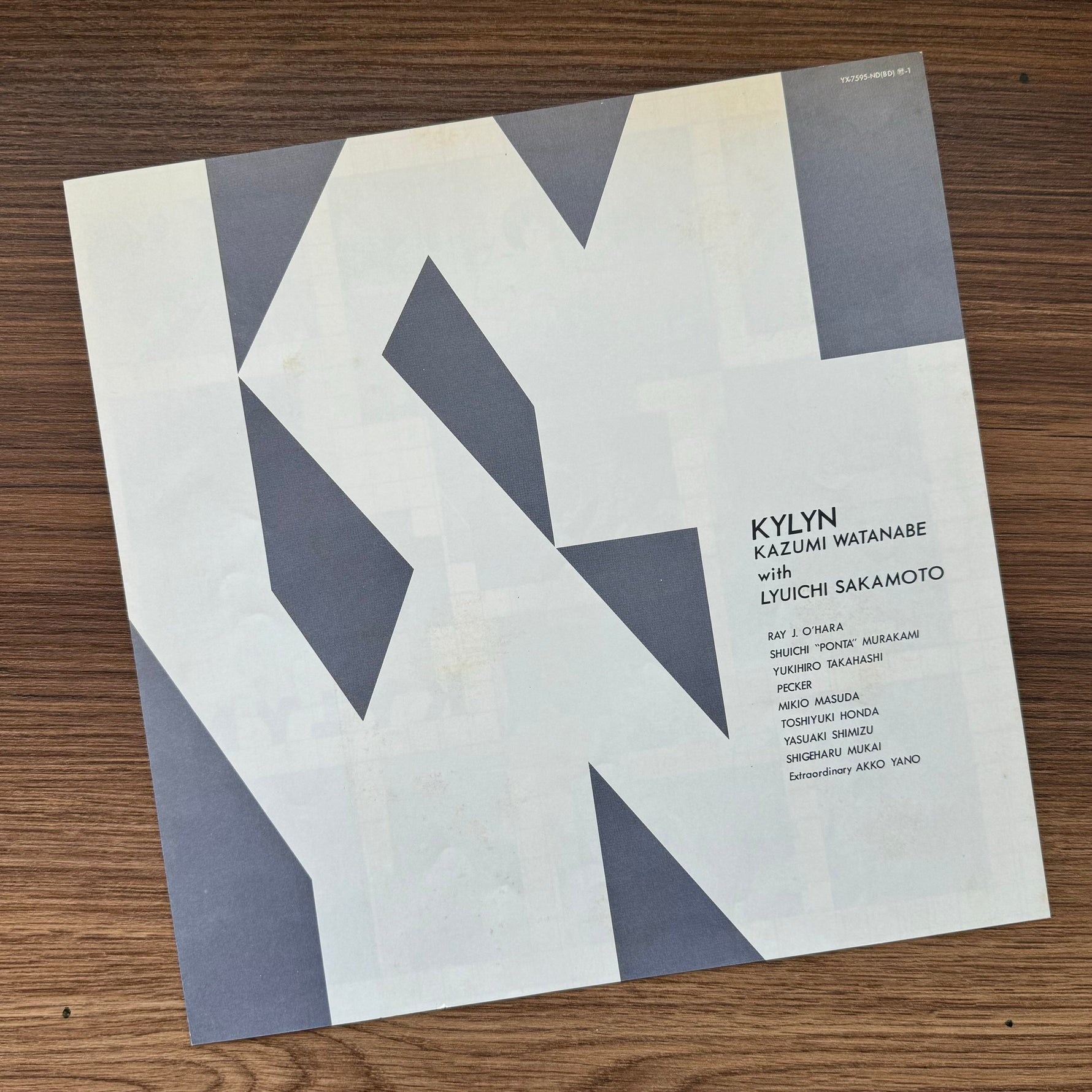 Kazumi Watanabe – Kylyn 33'lük LP PLAK Japan Vinyl