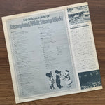 The Official Album Of Disneyland/Walt Disney World 33'lük LP PLAK Japan Vinyl