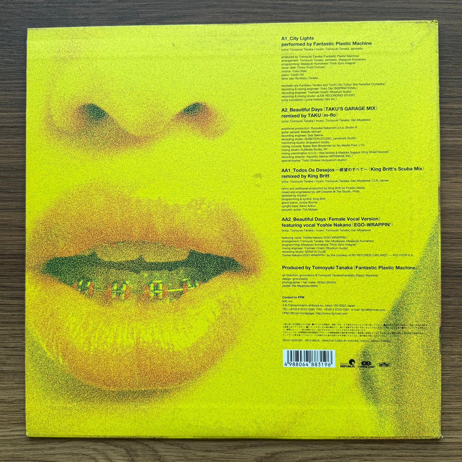 Fantastic Plastic Machine – Contact EP1 33'lük LP PLAK Japan Vinyl