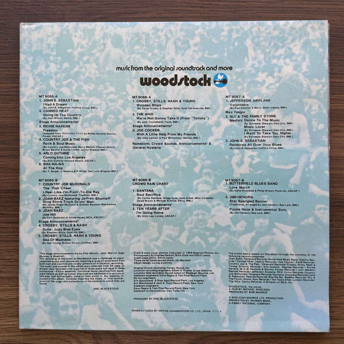 Woodstock - Music From The Original Soundtrack And More 33'lük LP PLAK Japan Vinyl