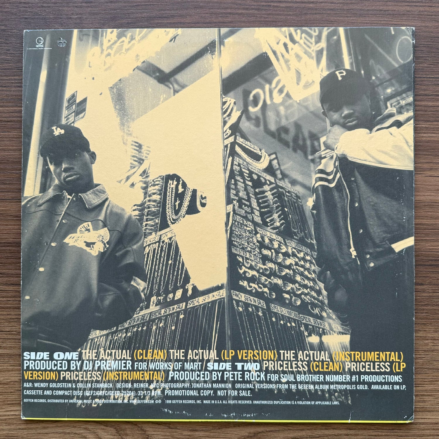 All City – The Actual / Priceless 33'lük LP PLAK Japan Vinyl