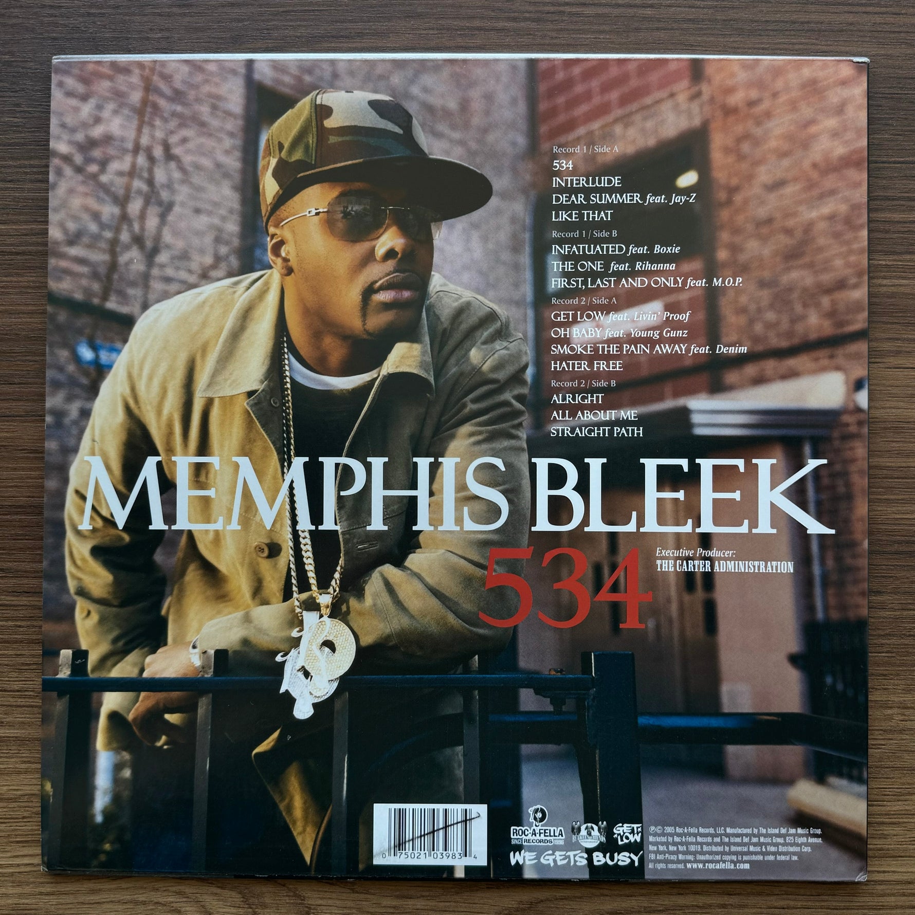 Memphis Bleek – 534 33'lük LP PLAK Japan Vinyl