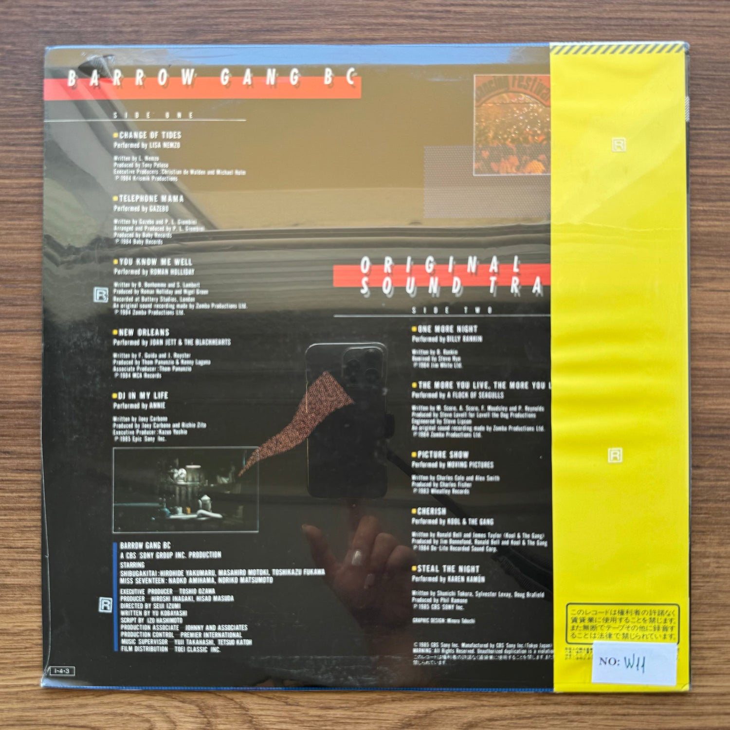 Barrow Gang BC Original Soundtrack 33'lük LP PLAK Japan Vinyl