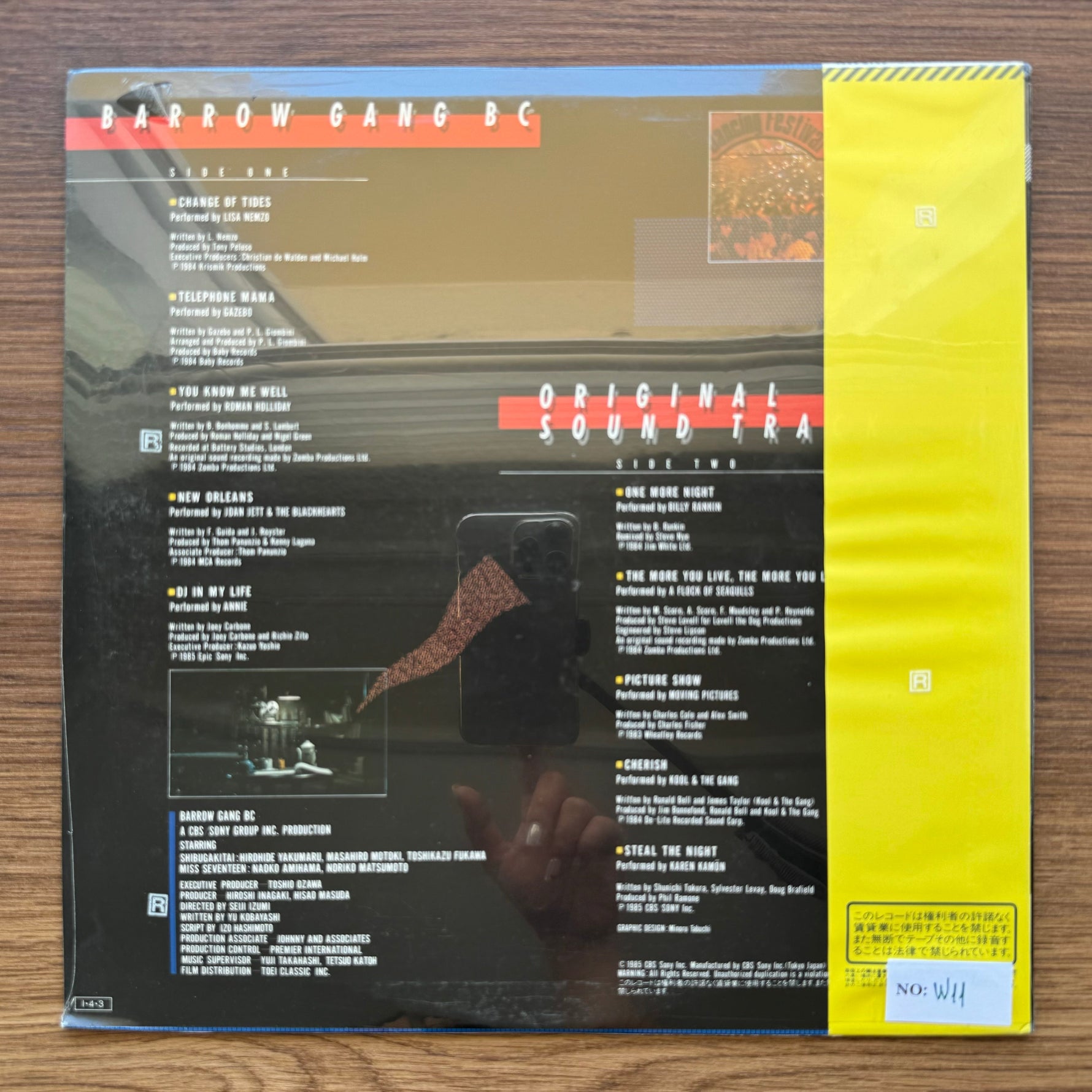 Barrow Gang BC Original Soundtrack 33'lük LP PLAK Japan Vinyl