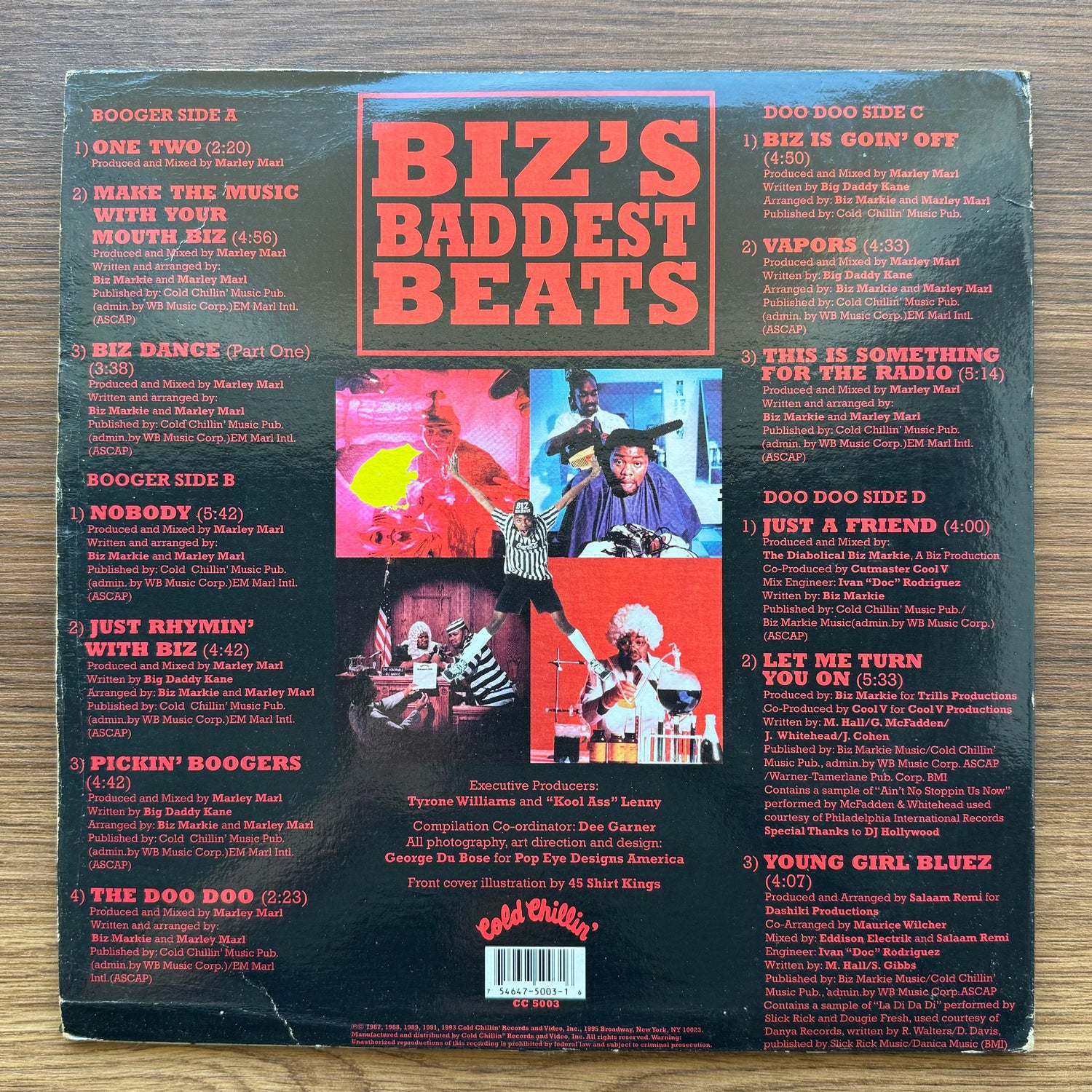 Biz Markie – Biz's Baddest Beats 33'lük LP PLAK Japan Vinyl