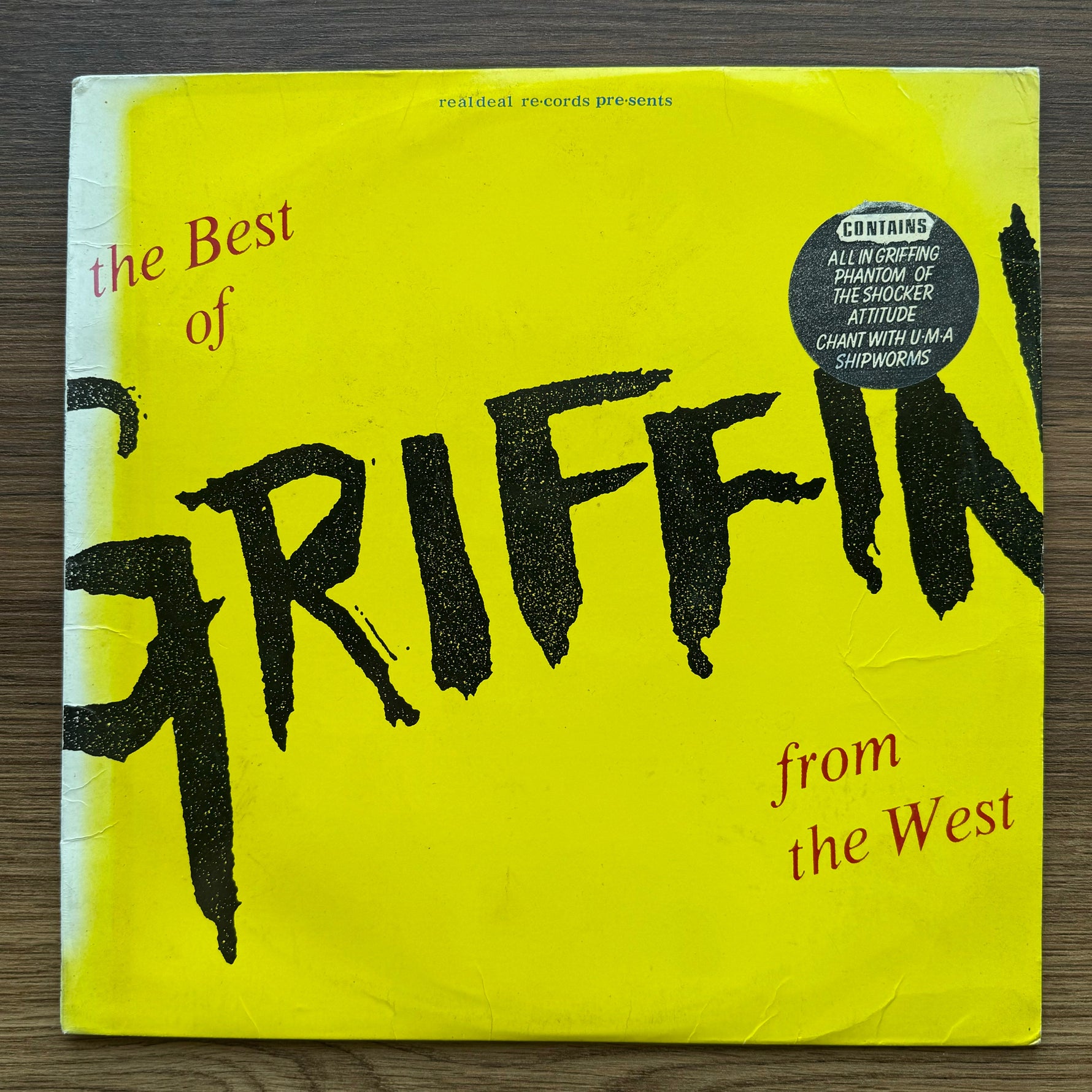Griffin – The Best Of Griffin From The West 33'lük LP PLAK Japan Vinyl