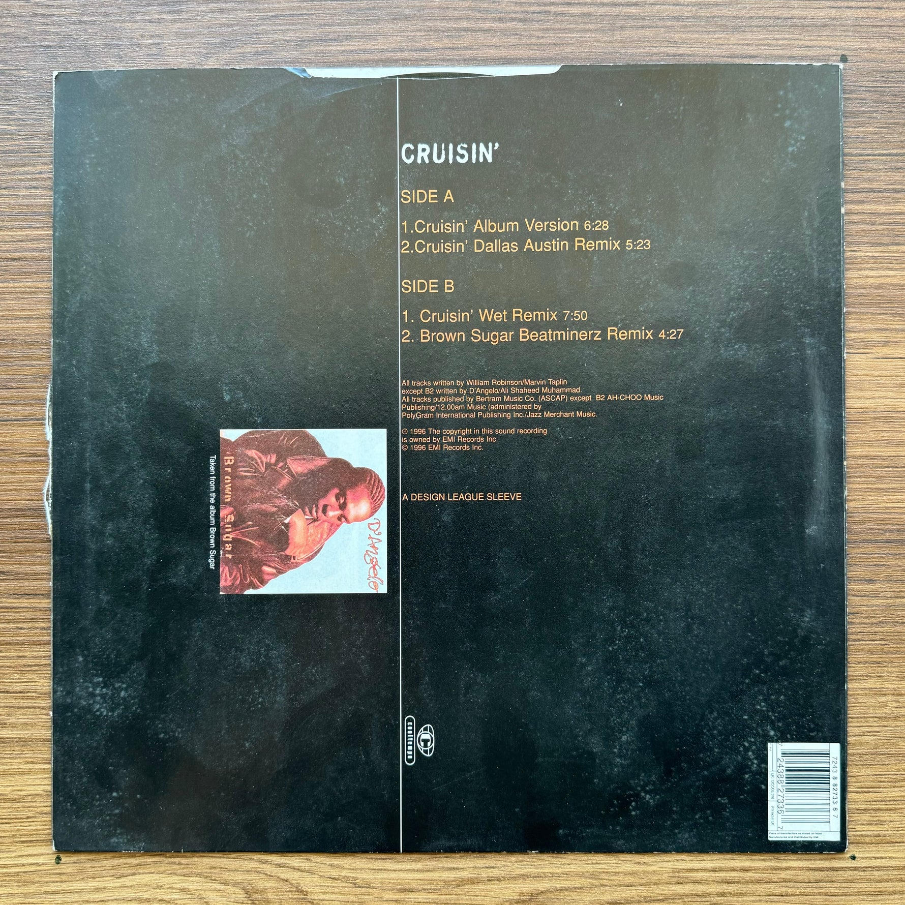 D'Angelo – Cruisin' / Brown Sugar 33'lük LP PLAK Japan Vinyl