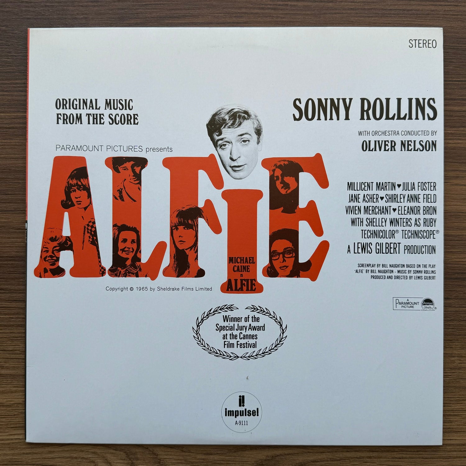 Sonny Rollins - Original Music From The Score "Alfie" Japan Vinyl