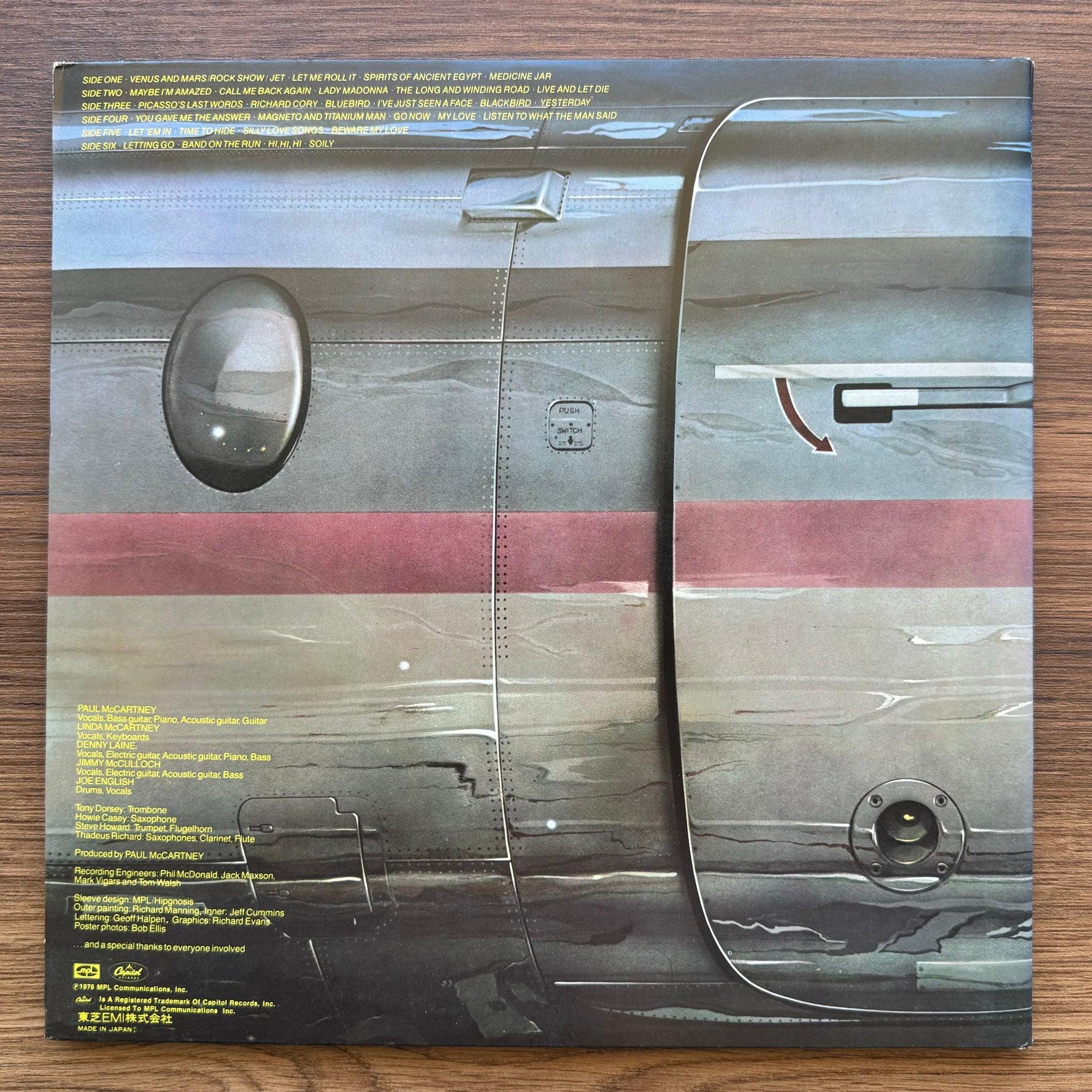 Wings – Wings Over America 33'lük LP PLAK Japan Vinyl
