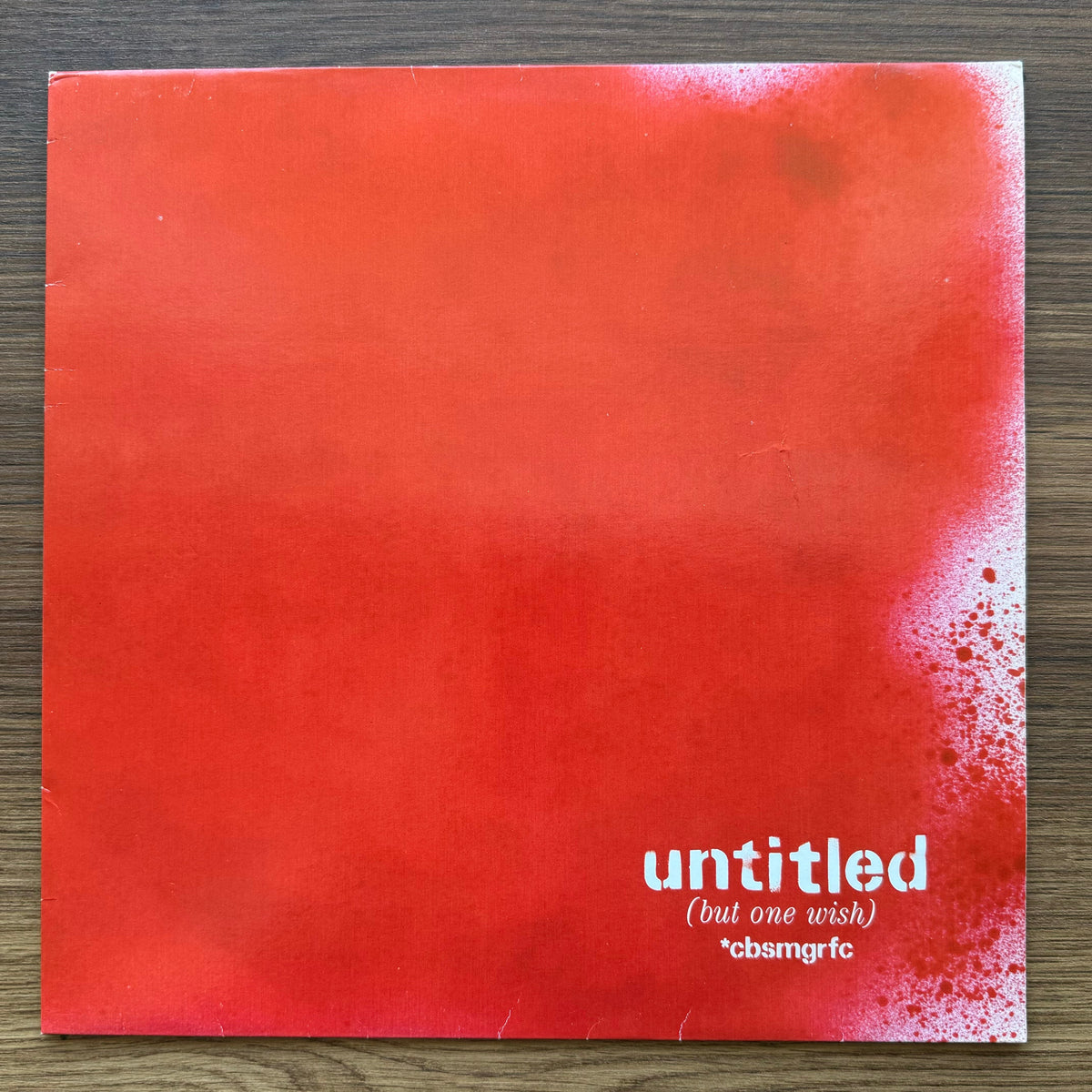 Cbsmgrfc – Untitled (But One Wish) 33'lük LP PLAK Japan Vinyl