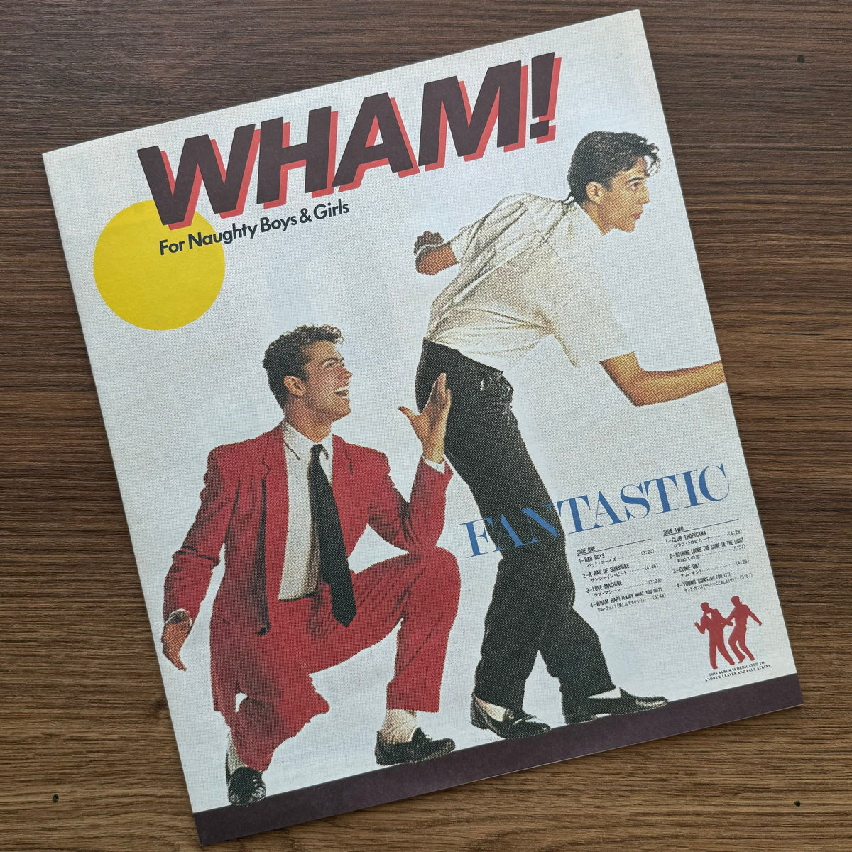 Wham! – Fantastic 33'lük LP PLAK Japan Vinyl
