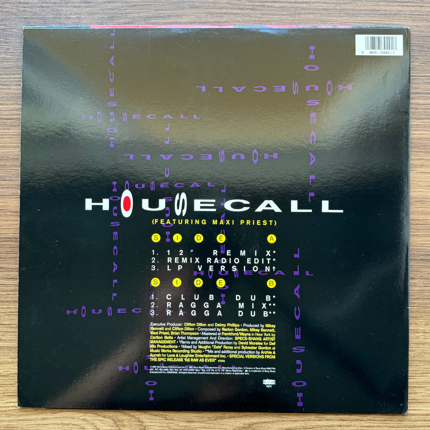 Shabba Ranks – Housecall 33'lük LP PLAK Japan Vinyl