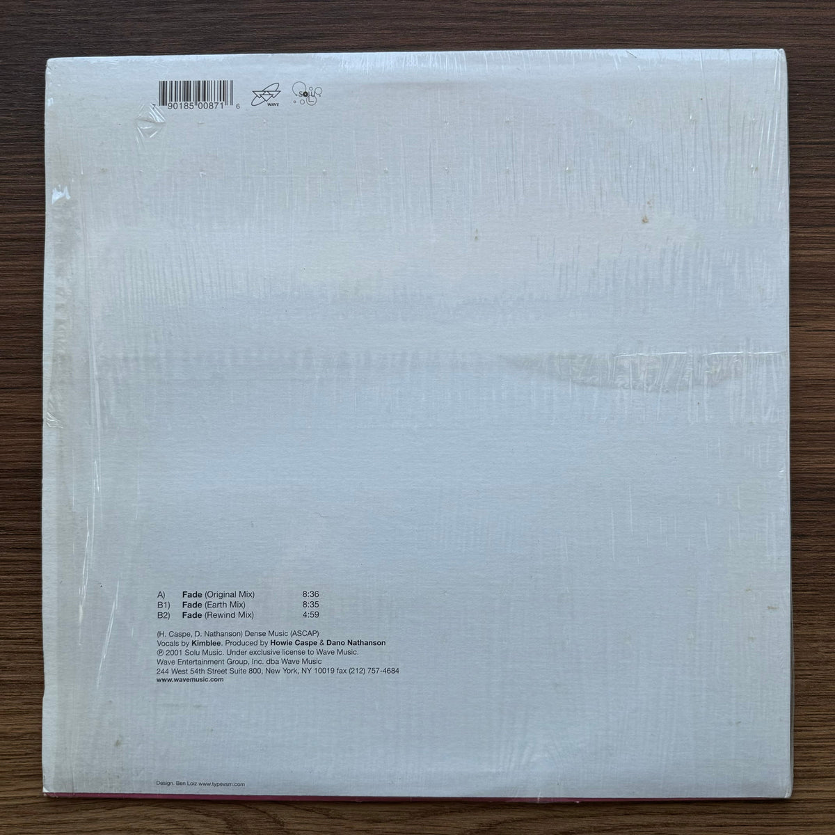 Solu Music Featuring Kimblee – Fade 33'lük LP PLAK Japan Vinyl