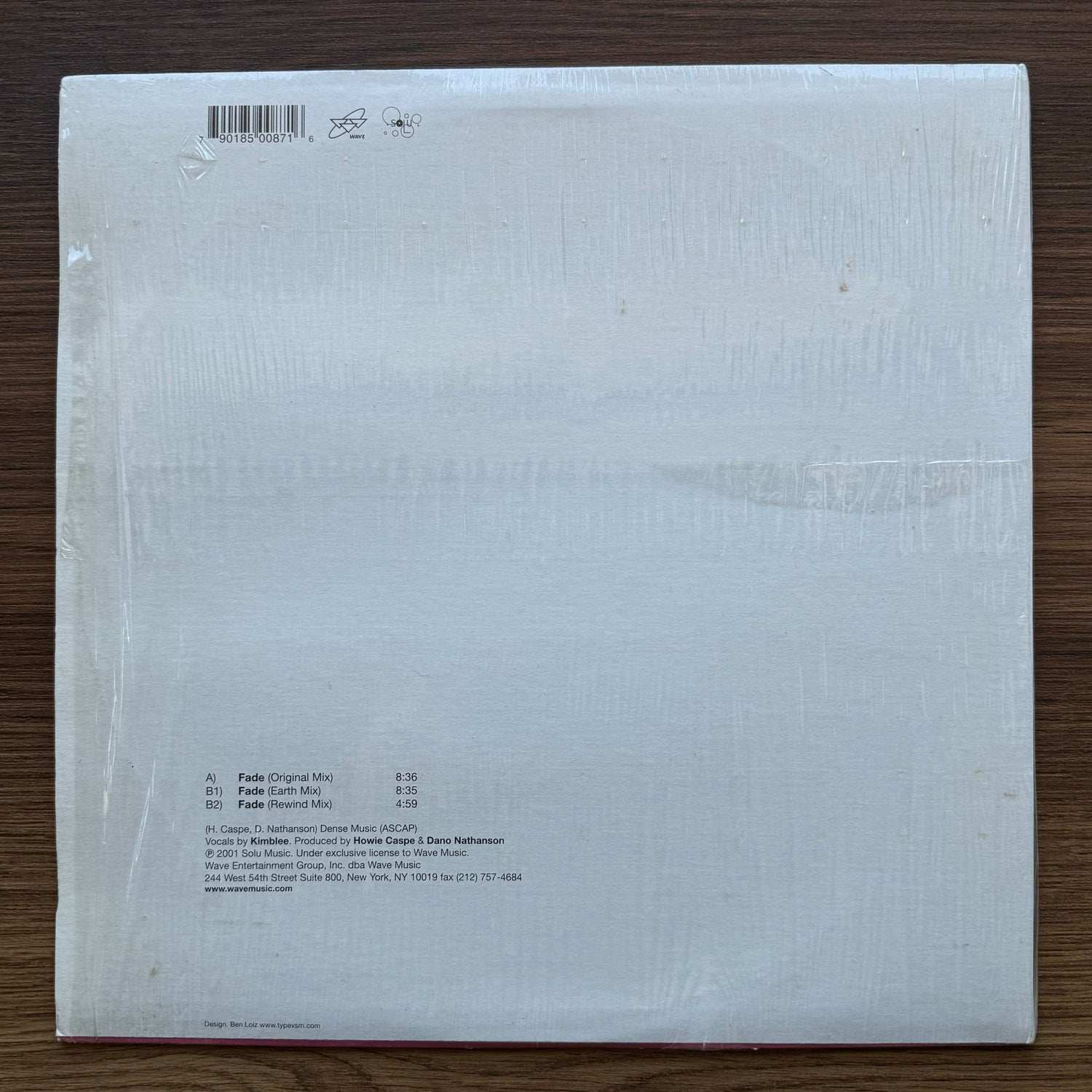 Solu Music Featuring Kimblee – Fade 33'lük LP PLAK Japan Vinyl
