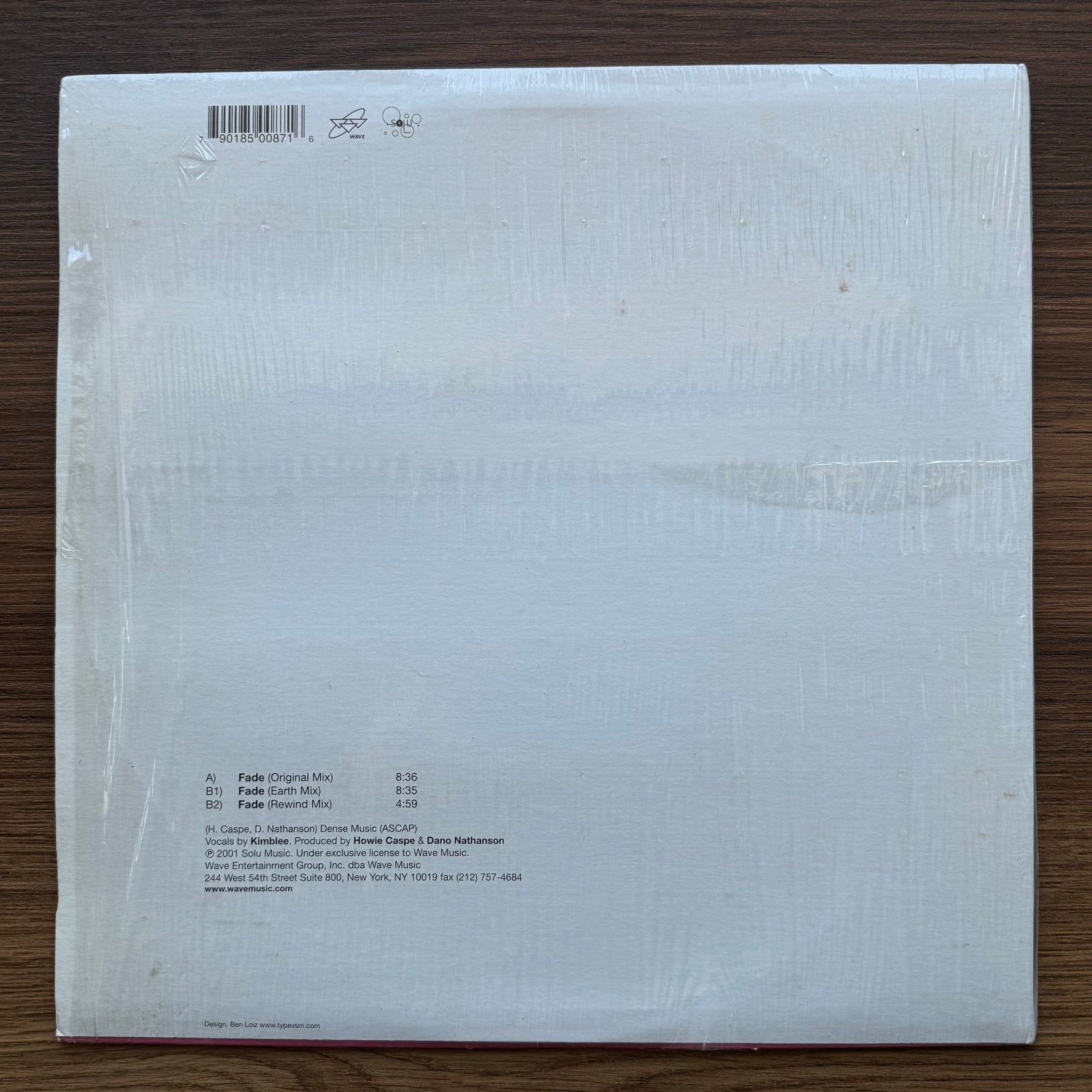 Solu Music Featuring Kimblee – Fade 33'lük LP PLAK Japan Vinyl