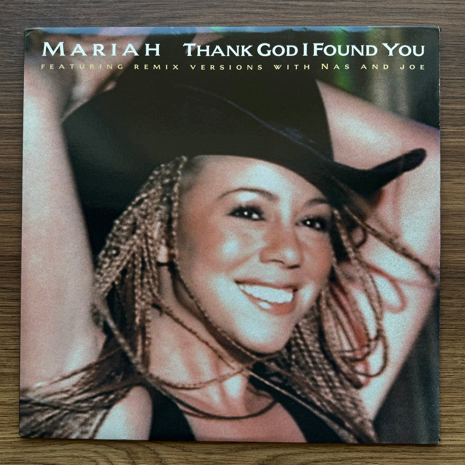 Mariah Carey Featuring Remix Versions With Nas And Joe – Thank God I Found You 33'lük LP PLAK Japan Vinyl
