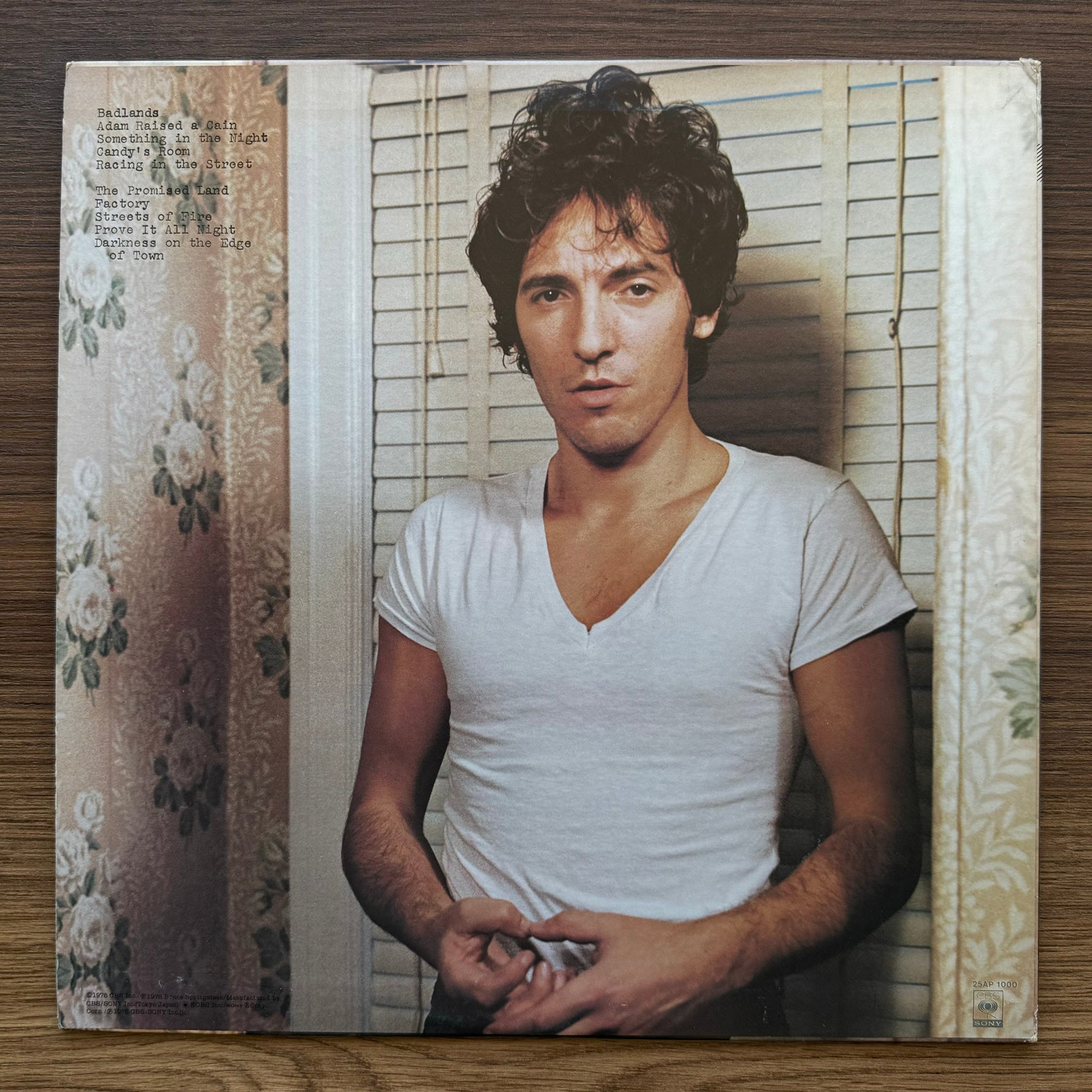 Bruce Springsteen – Darkness On The Edge Of Town 33'lük LP PLAK Japan Vinyl