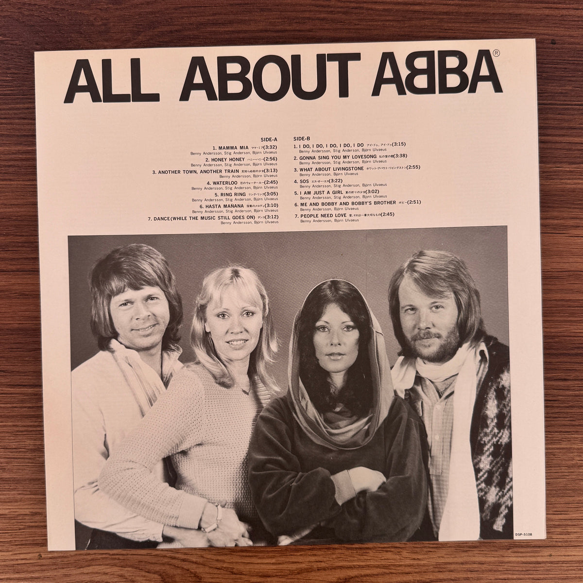 ABBA – All About ABBA Japan Vinyl