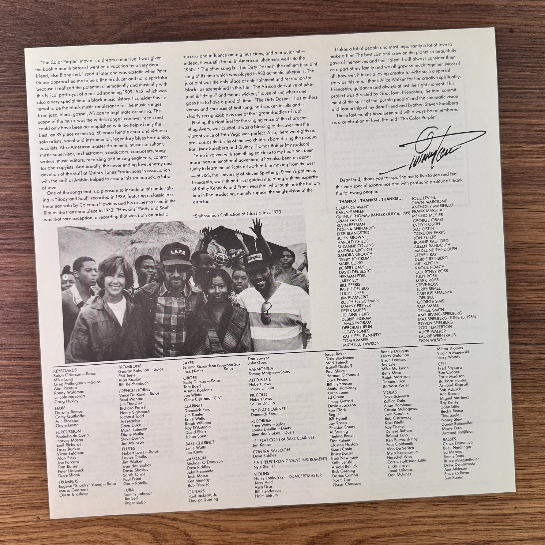Quincy Jones – The Color Purple Original Soundtrack Japan Vinyl