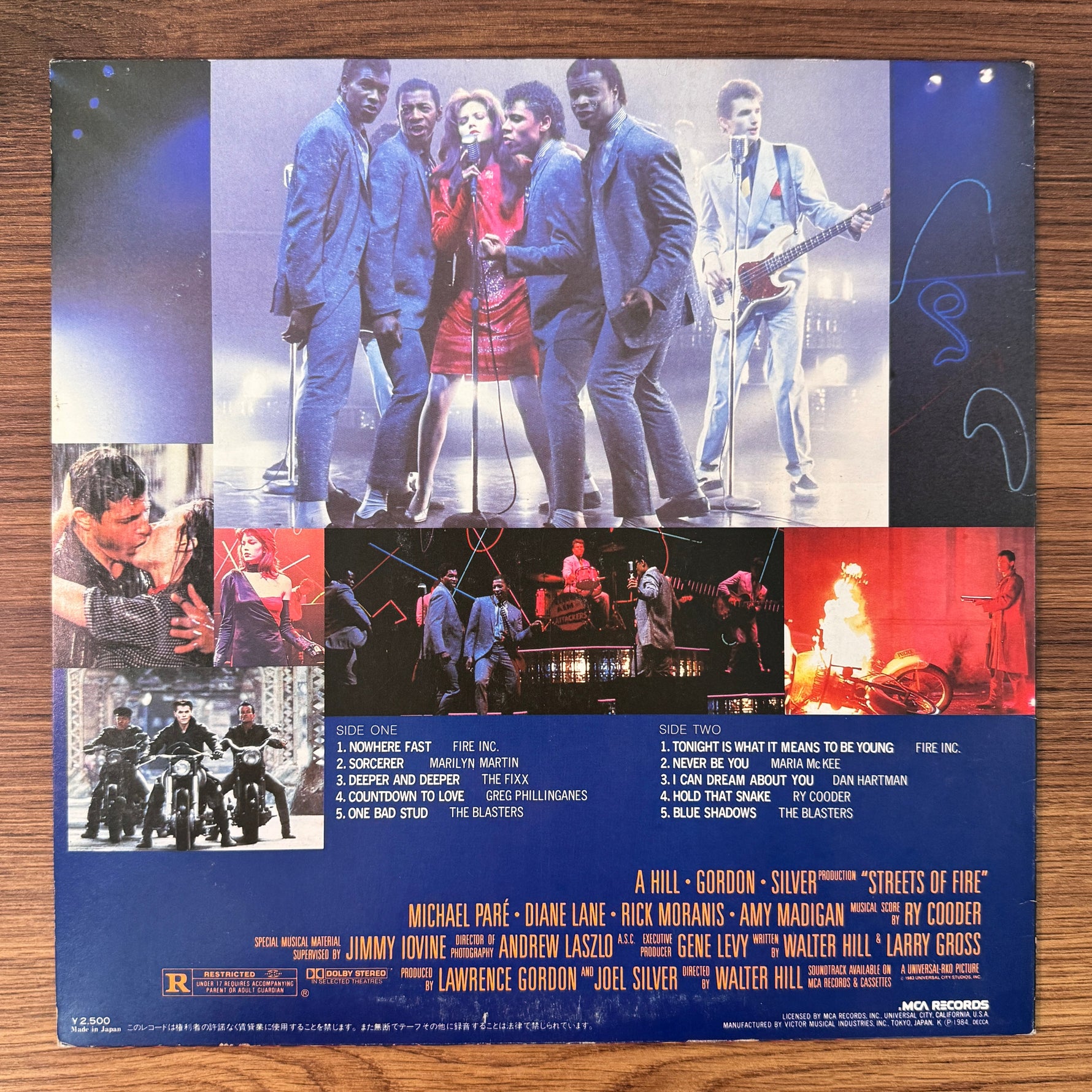 Streets Of Fire Original Soundtrack Japan Vinyl