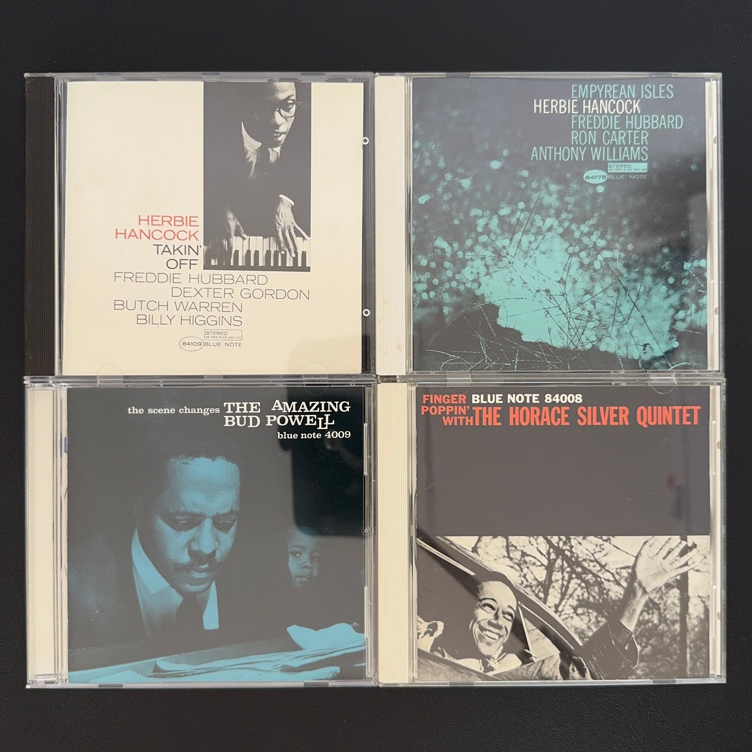 Blue Note - Herbie Hancock & Bud Powell & Horace Silver Jazz CD Lotu (4 Adet)