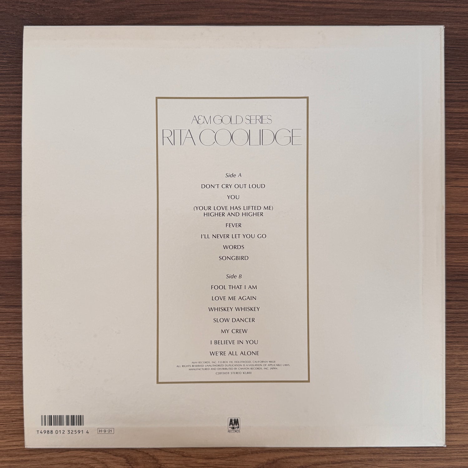 Rita Coolidge – A&M Gold Series