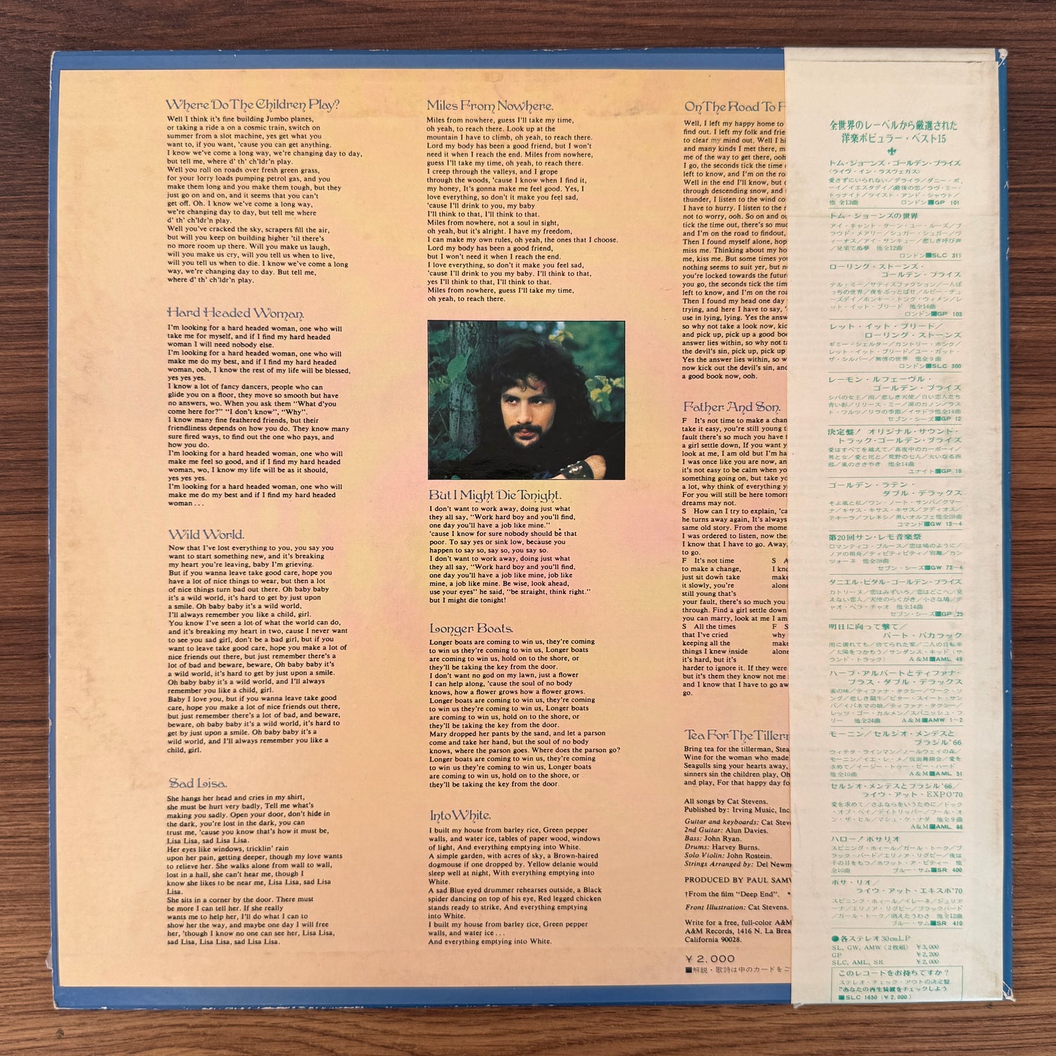 Cat Stevens – Tea For The Tillerman