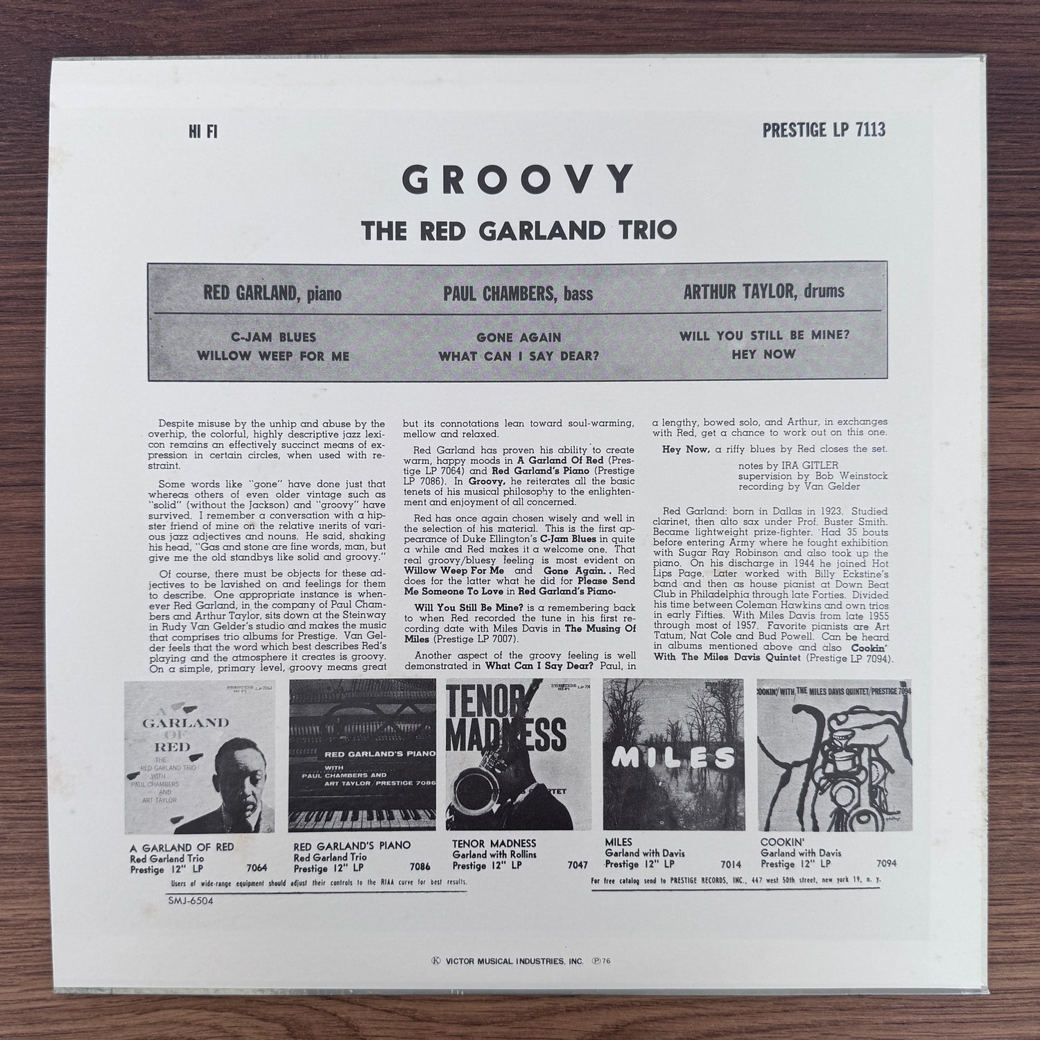 The Red Garland Trio – Groovy
