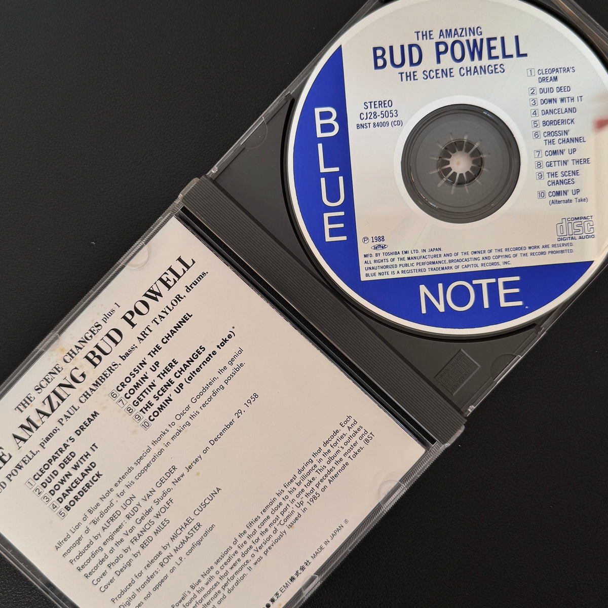 The Amazing Bud Powell – The Scene Changes CD Japan Vinyl