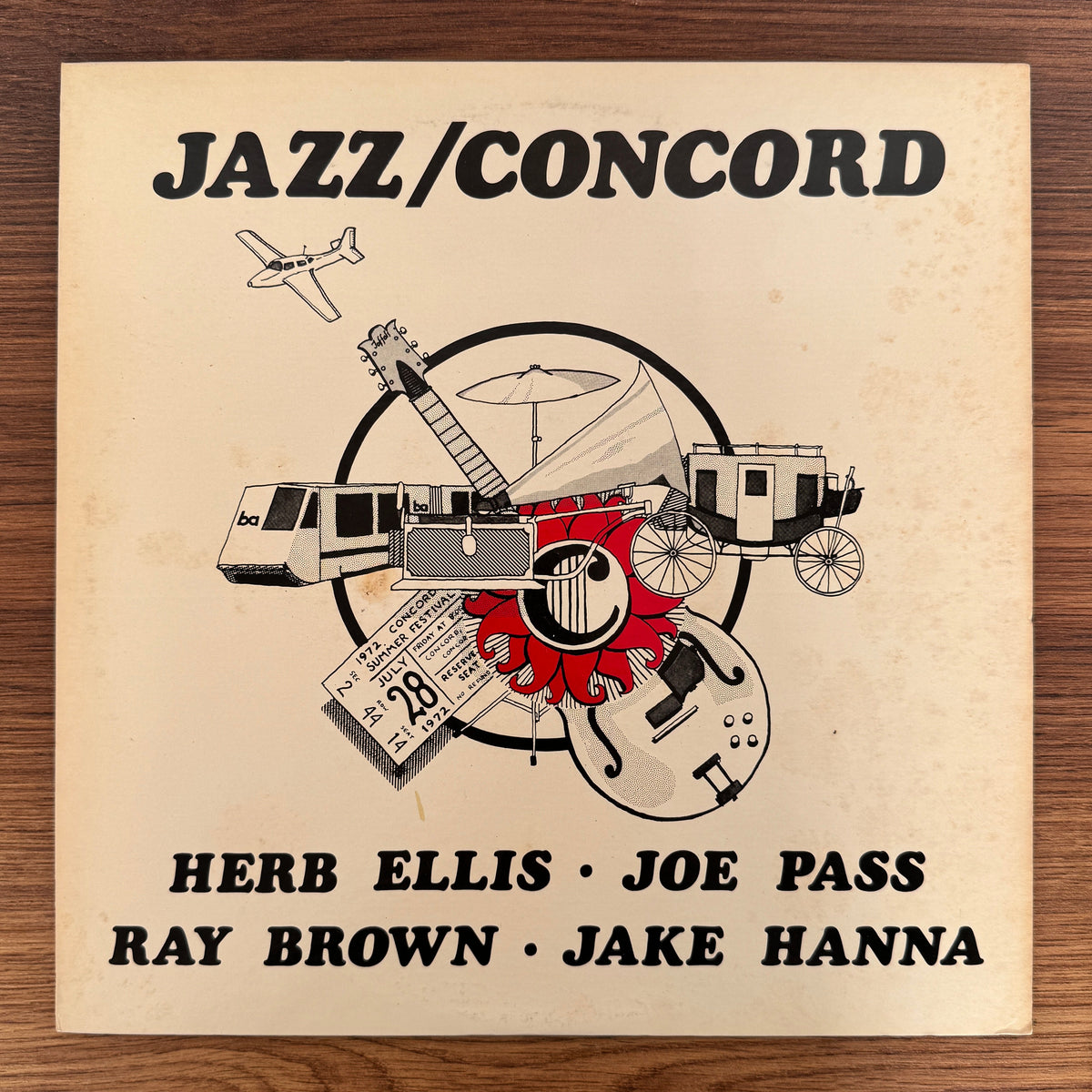 Herb Ellis, Joe Pass, Ray Brown, Jake Hanna – Jazz/Concord Only Japan Vinyl