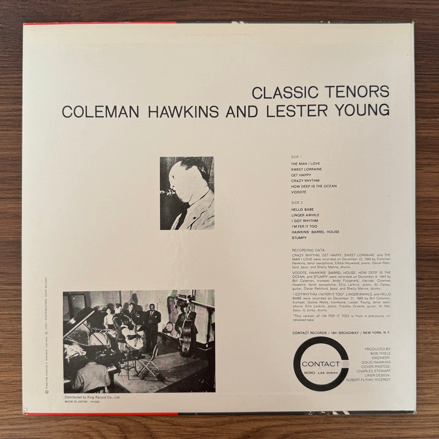 Coleman Hawkins And Lester Young – Classic Tenors
