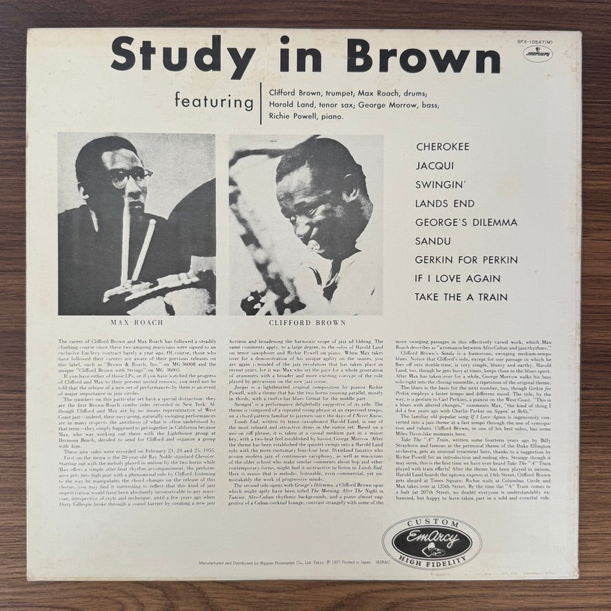 Clifford Brown And Max Roach – Study In Brown