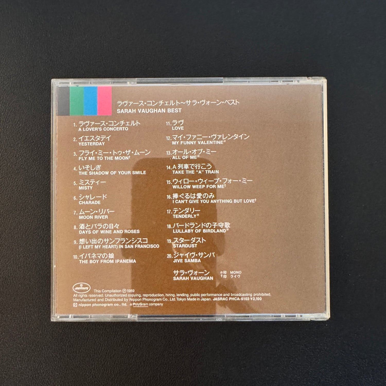 Sarah Vaughan – Sarah Vaughan Best CD