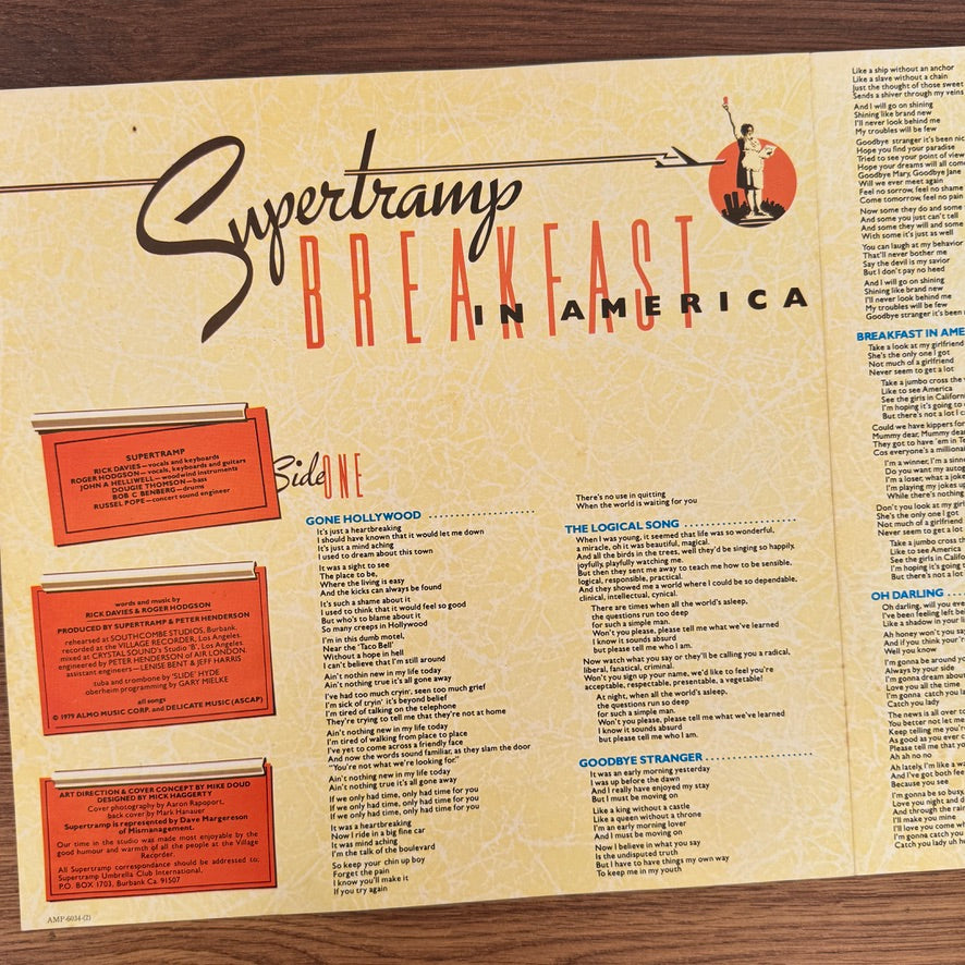 Supertramp – Breakfast In America Japan Vinyl