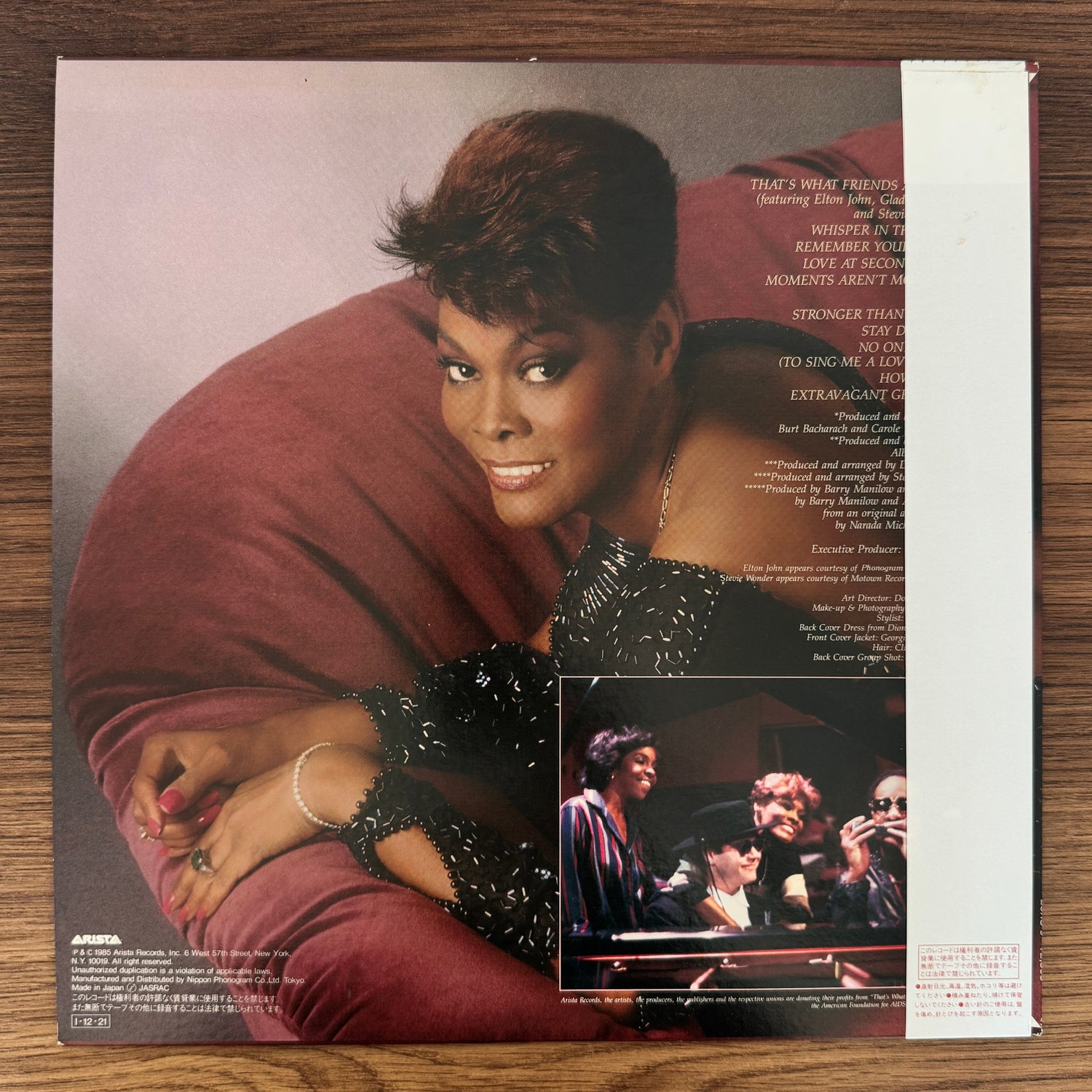 Dionne Warwick – Friends Japan Vinyl