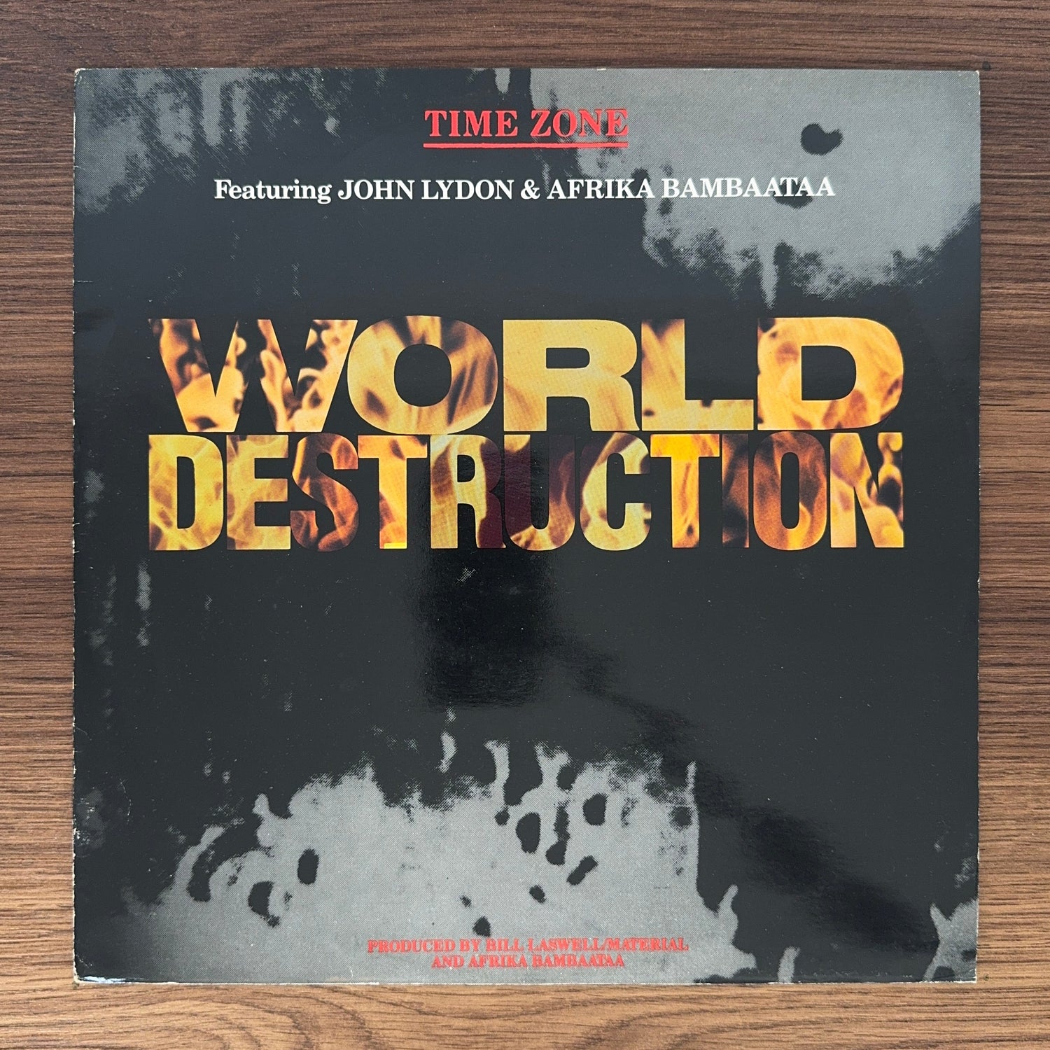 Time Zone Featuring John Lydon & Afrika Bambaataa – World Destruction Japan Vinyl