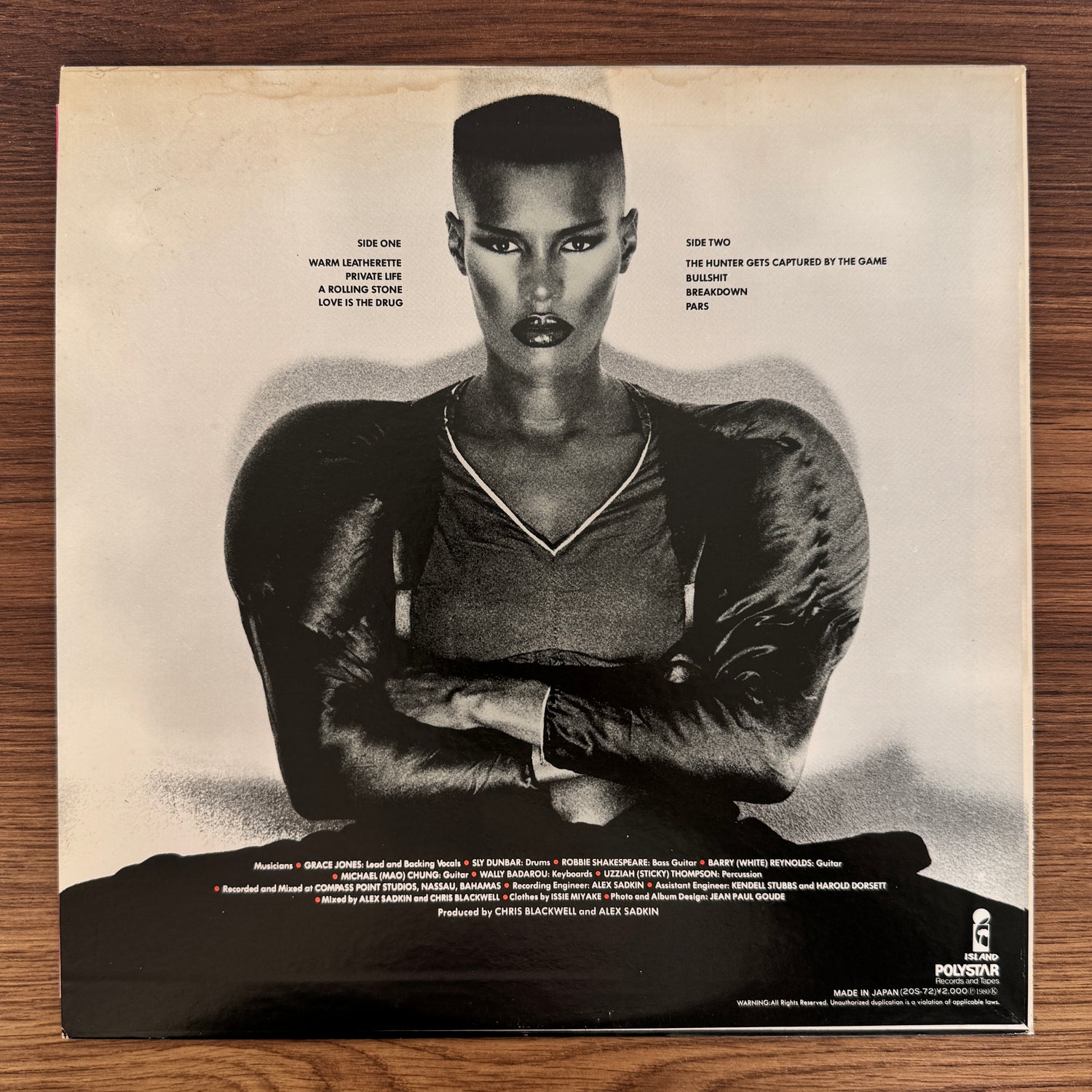 Grace Jones – Warm Leatherette