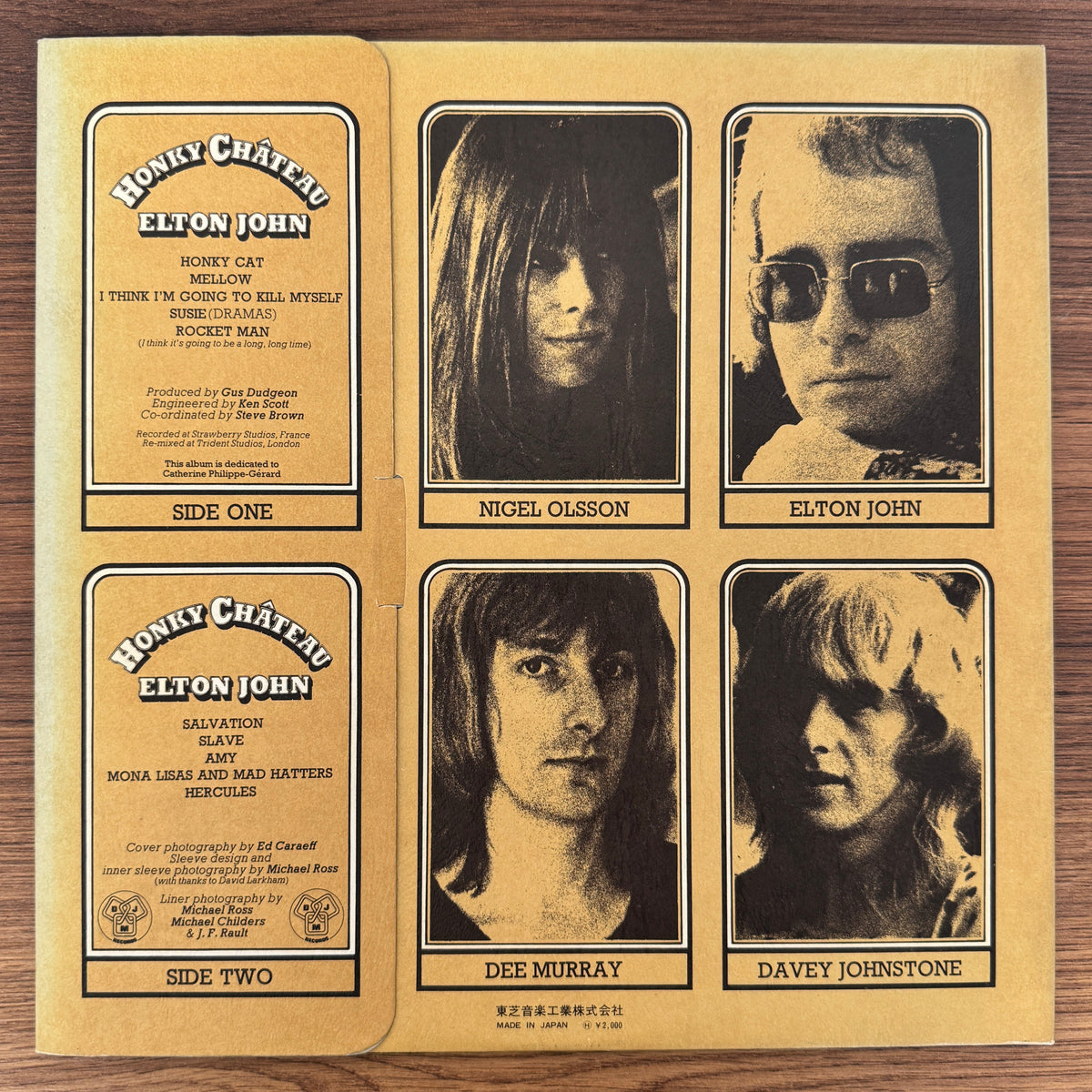 Elton John – Honky Chateau Japan Vinyl