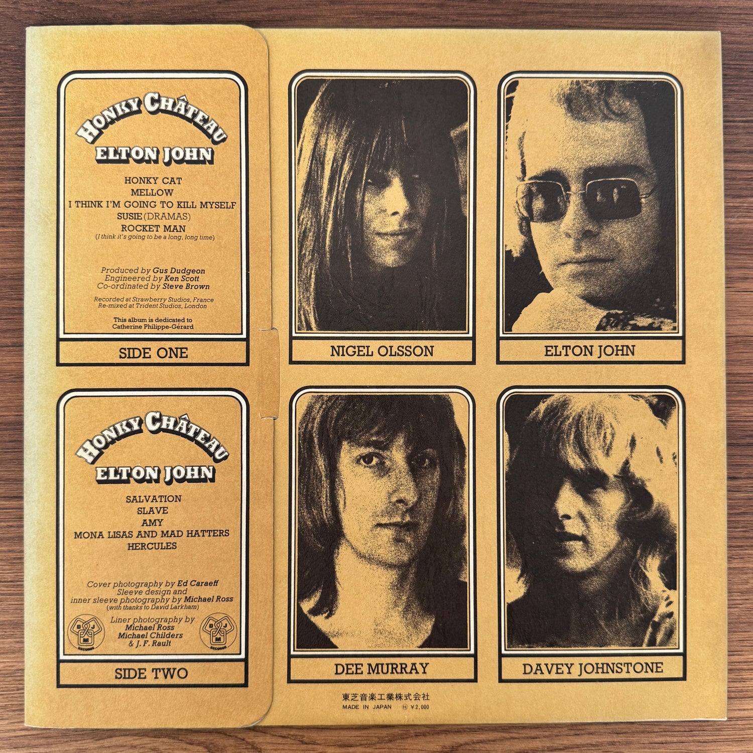 Elton John – Honky Chateau Japan Vinyl