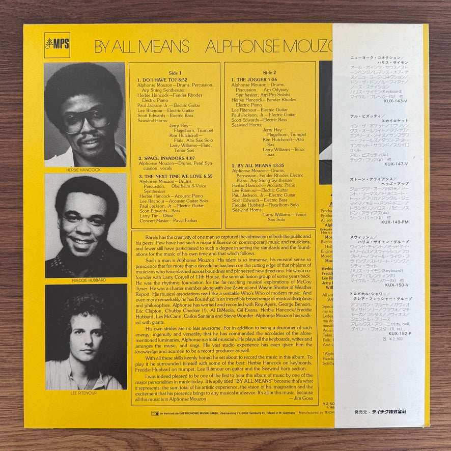 Alphonse Mouzon – By All Means
