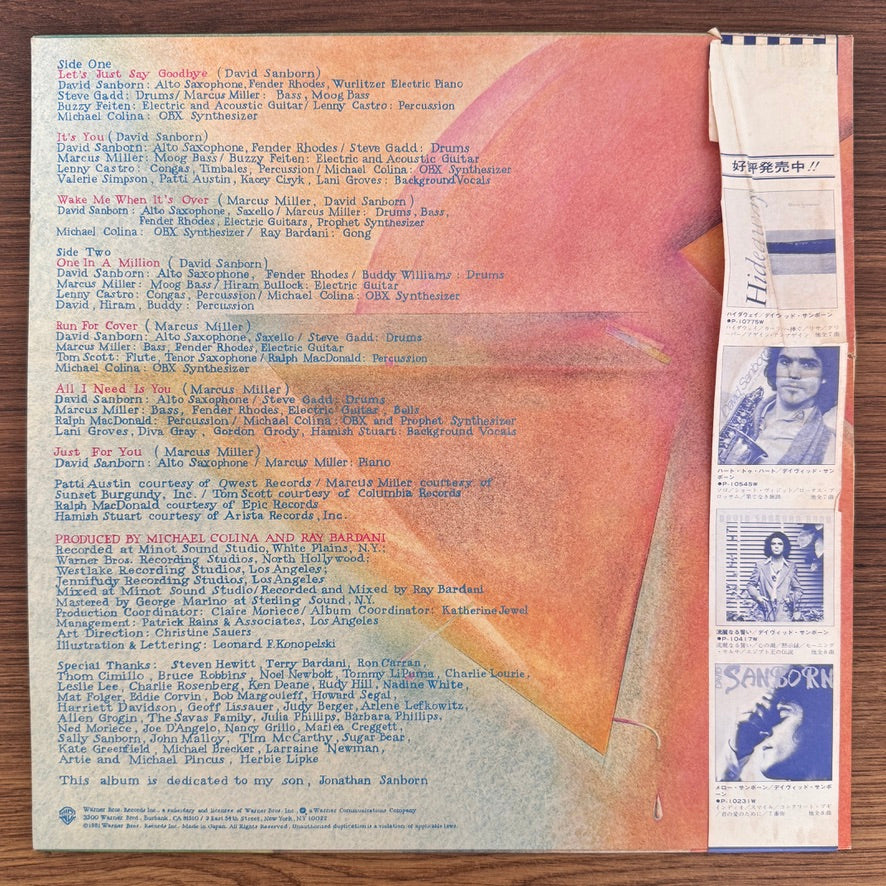 David Sanborn – Voyeur